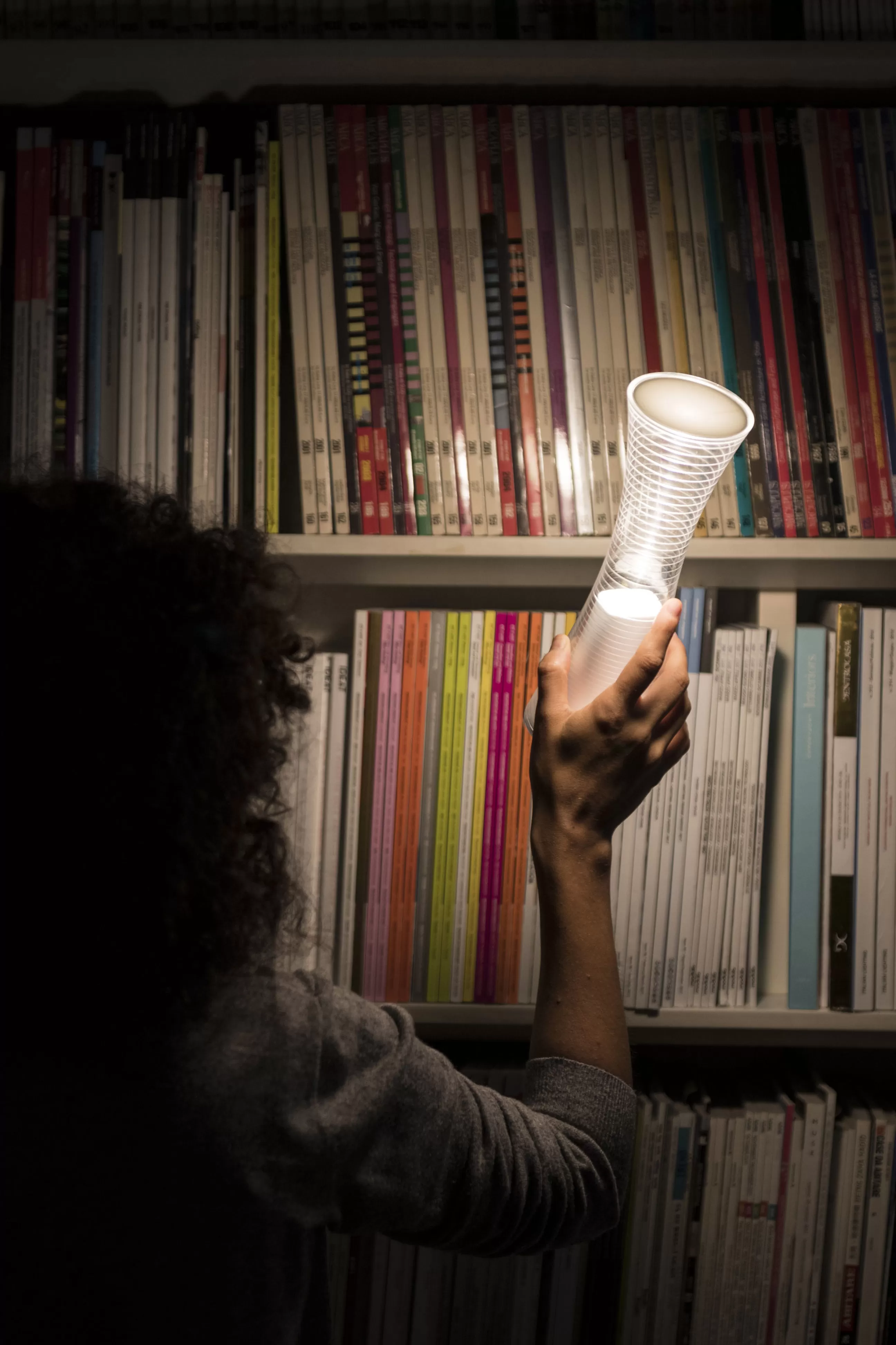 Led>Artemide Lampe Sans Fil Rechargeable Come Together Plastique Blanc Transparent / Led - Blanc - Transparent