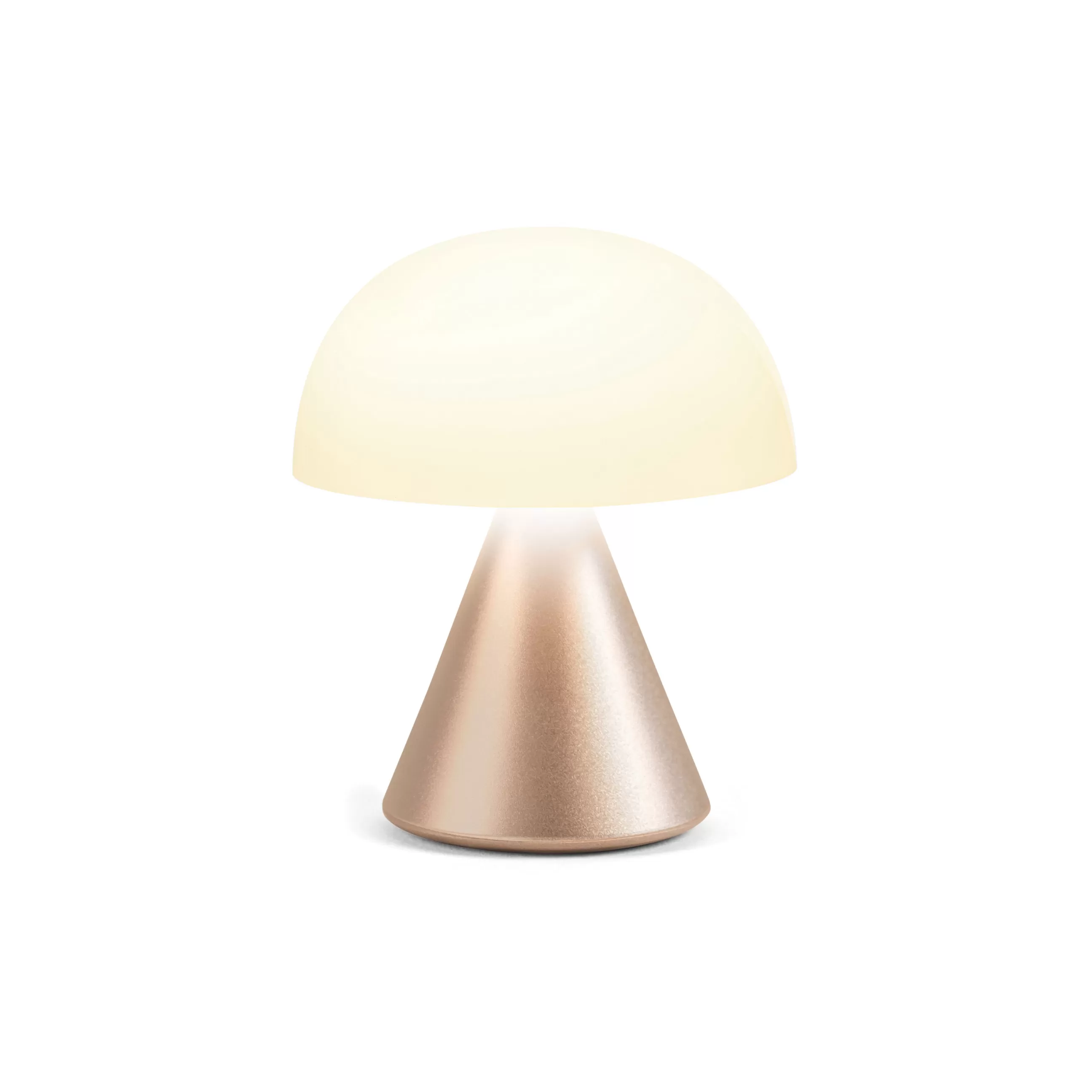 Lampes Sans Fil>Lexon Lampe Sans Fil Rechargeable Mina Mini Led Metal Plastique Or / H 8,3 Cm / Indoor - Or Rose
