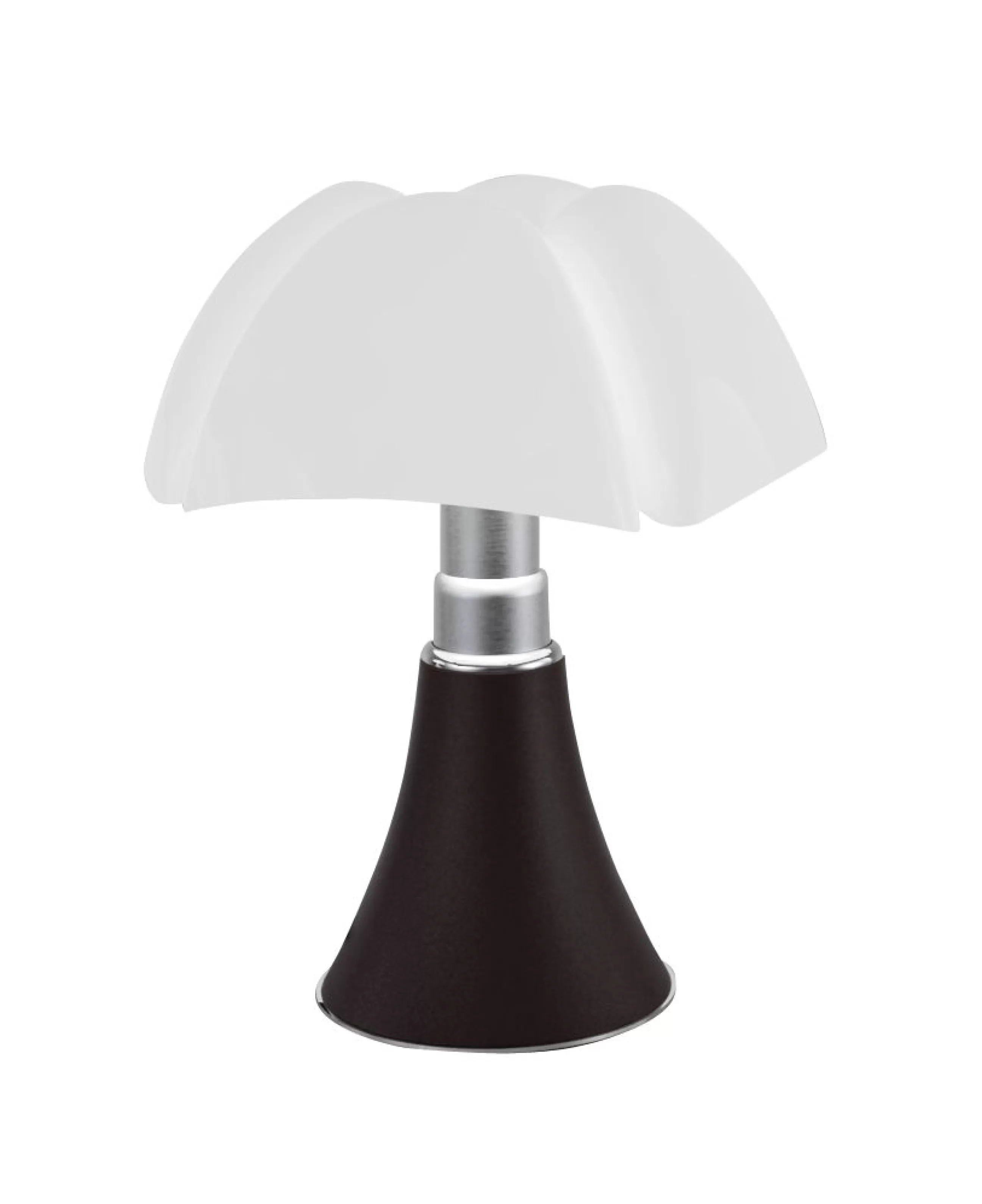 Lampes Sans Fil>Martinelli Luce Lampe Sans Fil Rechargeable Minipipistrello Led Metal Plastique Marron / H 35 Cm - Usb - Blanc - Marron Fonce