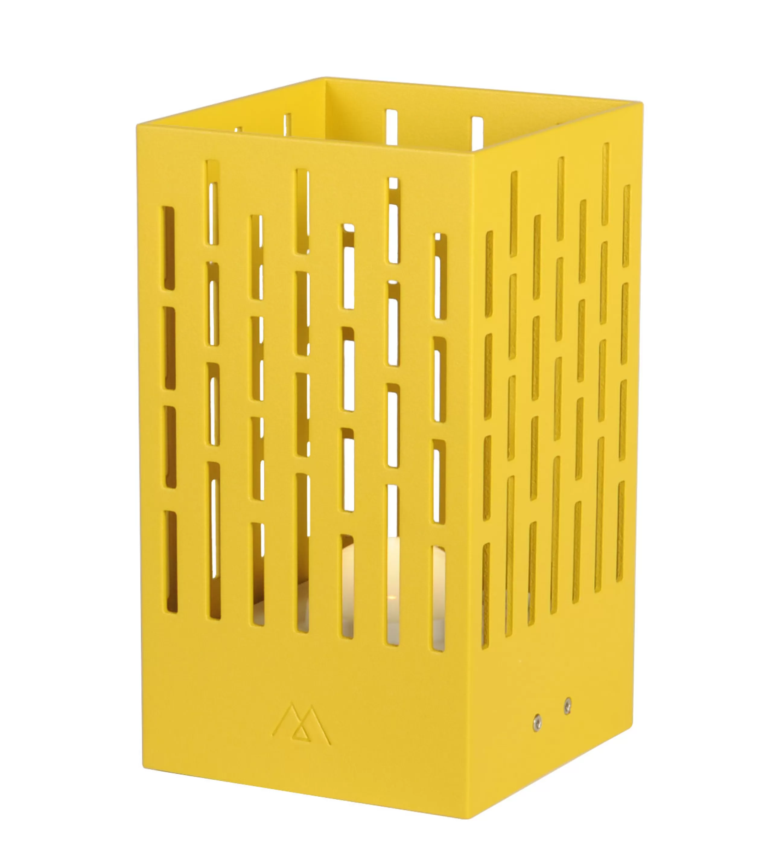Led>Maiori Lampe Solaire D'extérieur La Lampe Pose 04 Metal Jaune Metal Jaune / Led - Hybride & Connectee - Moutarde