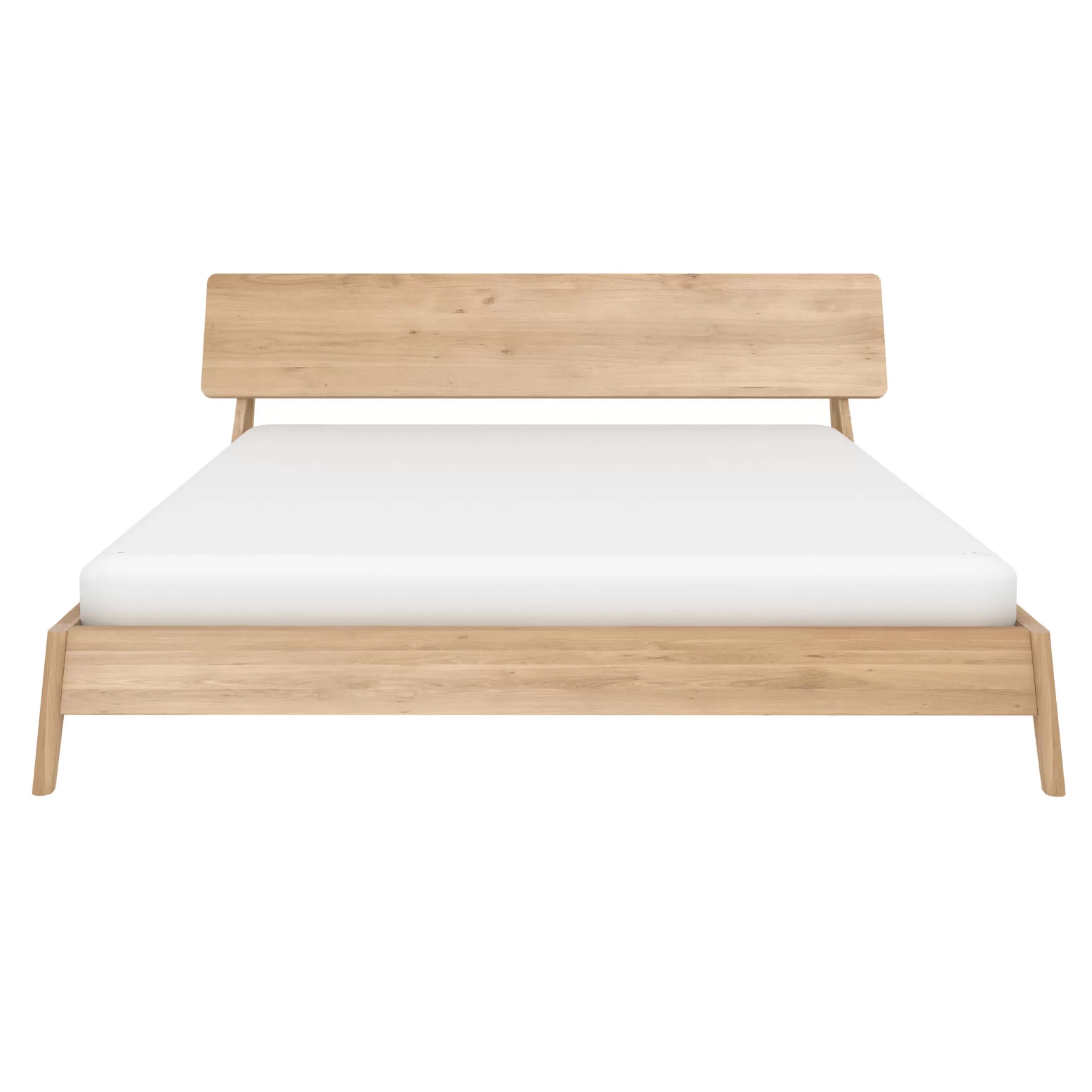 Lits>Ethnicraft Lit Double Air Bois Naturel / Pour Matelas 160 X 200 Cm - Chene Massif - Chene Naturel