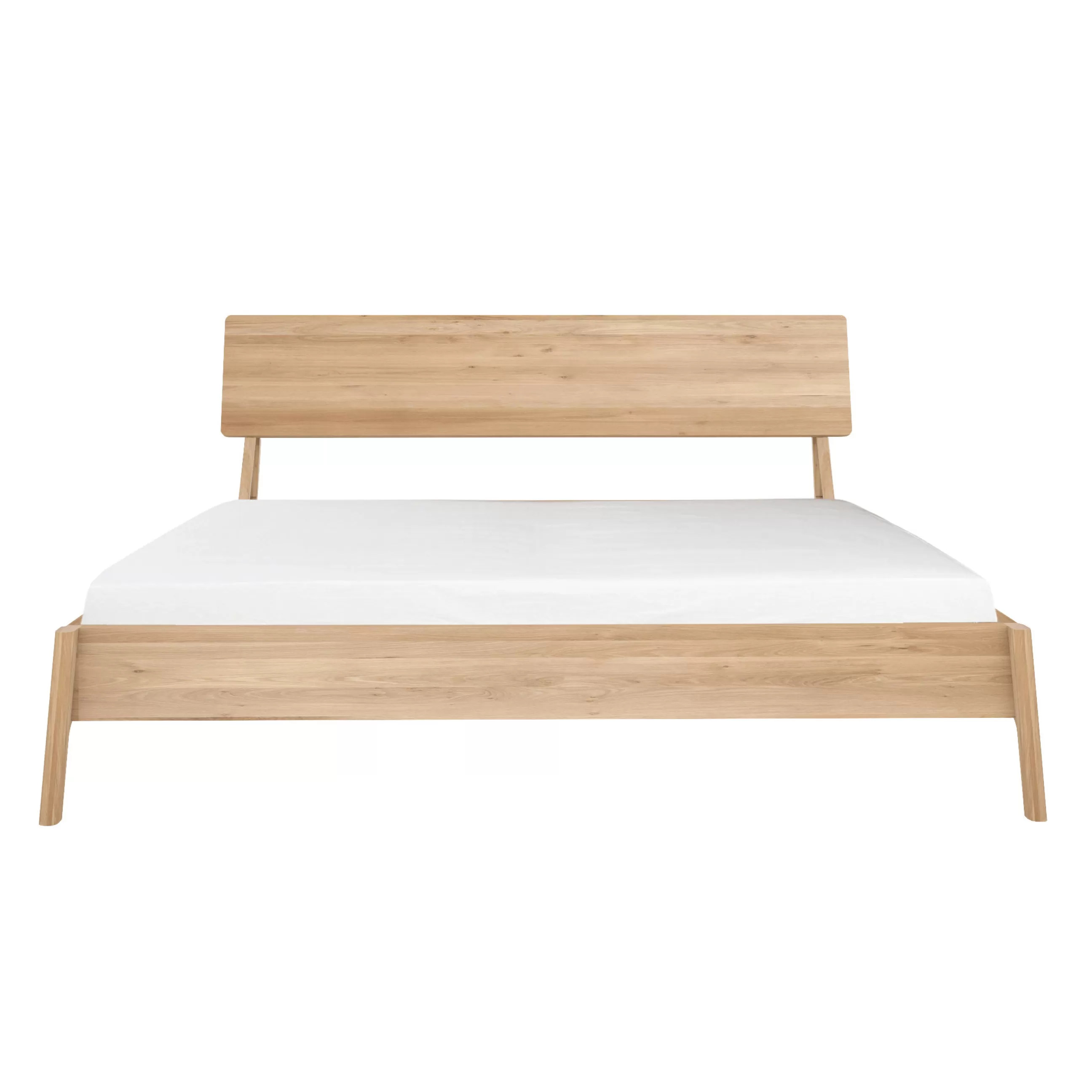 Lits>Ethnicraft Lit Double Air Bois Naturel / Pour Matelas 180 X 200 Cm - Chene Massif - Chene Naturel
