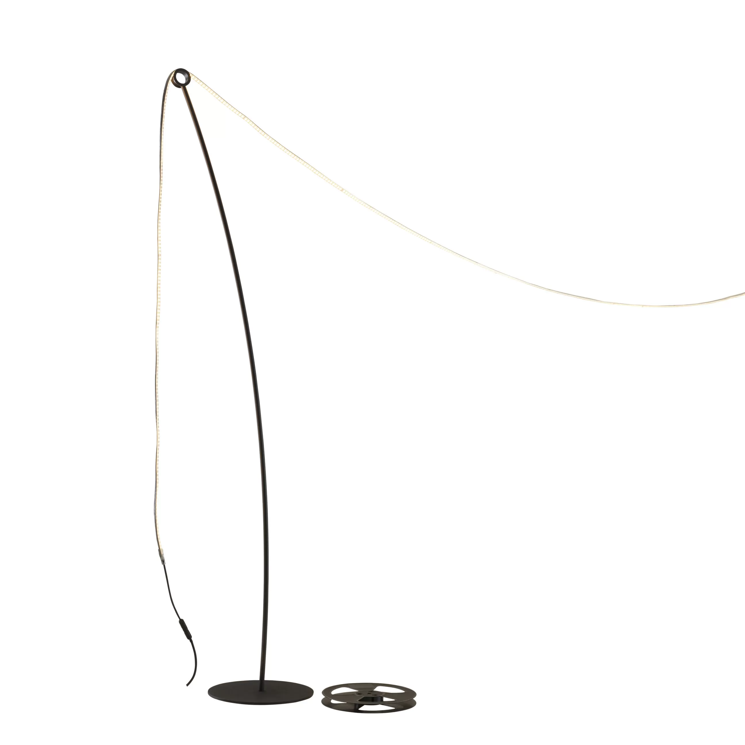 Mobilier Et Objets Lumineux>Cinna Lumineuse Exterieur Feston Ruban Led Plastique Noir 8 Metres - Noir - Transparent