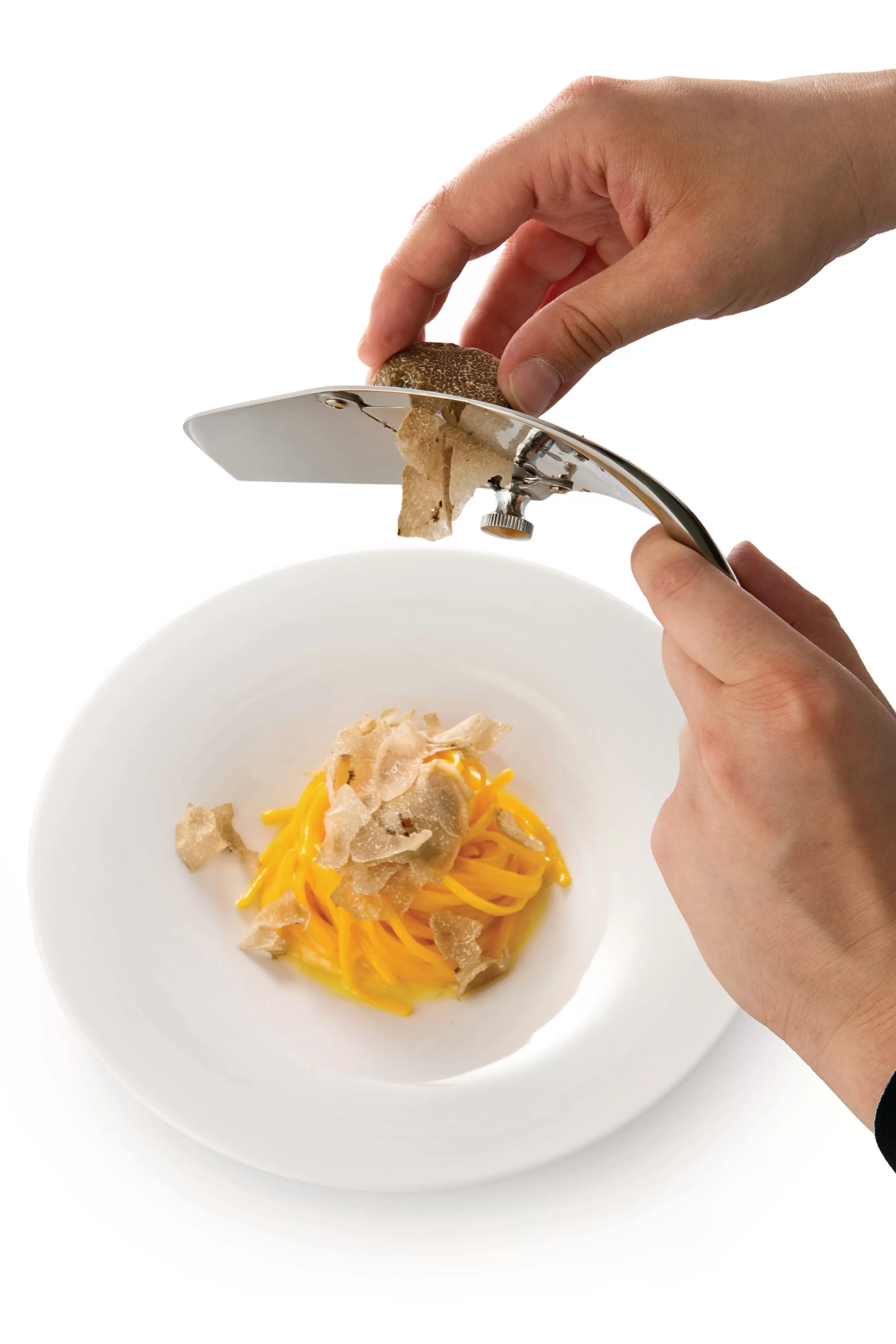 Ustensiles De Cuisines>Alessi Mandoline Alba Metal / Pour Truffes & Petits Legumes - Acier Brillant