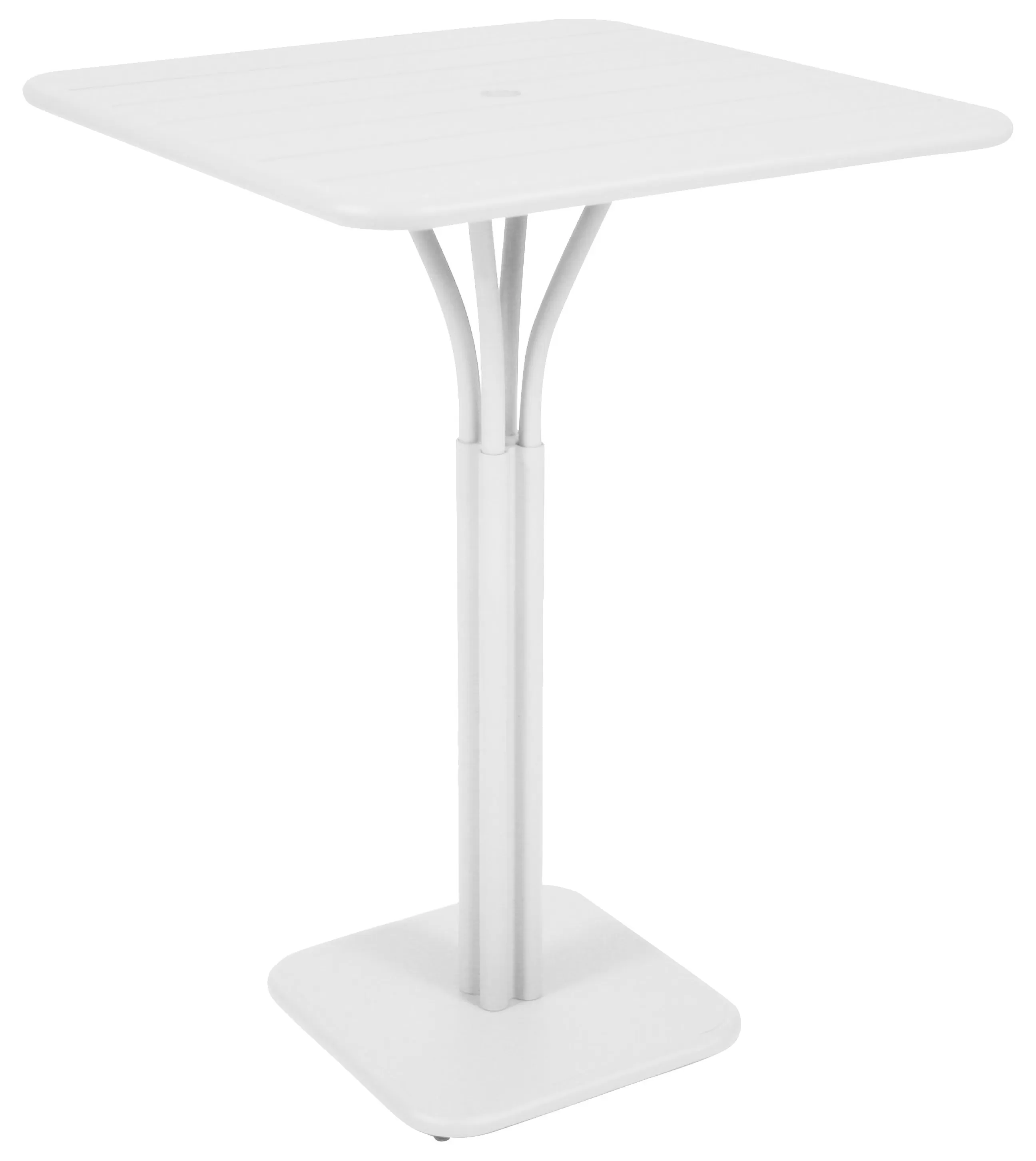 Tables Hautes Et Bars D'extérieur>Fermob Mange-Debout Luxembourg Metal Blanc / 80 X 80 X H 105 Cm - Blanc Coton