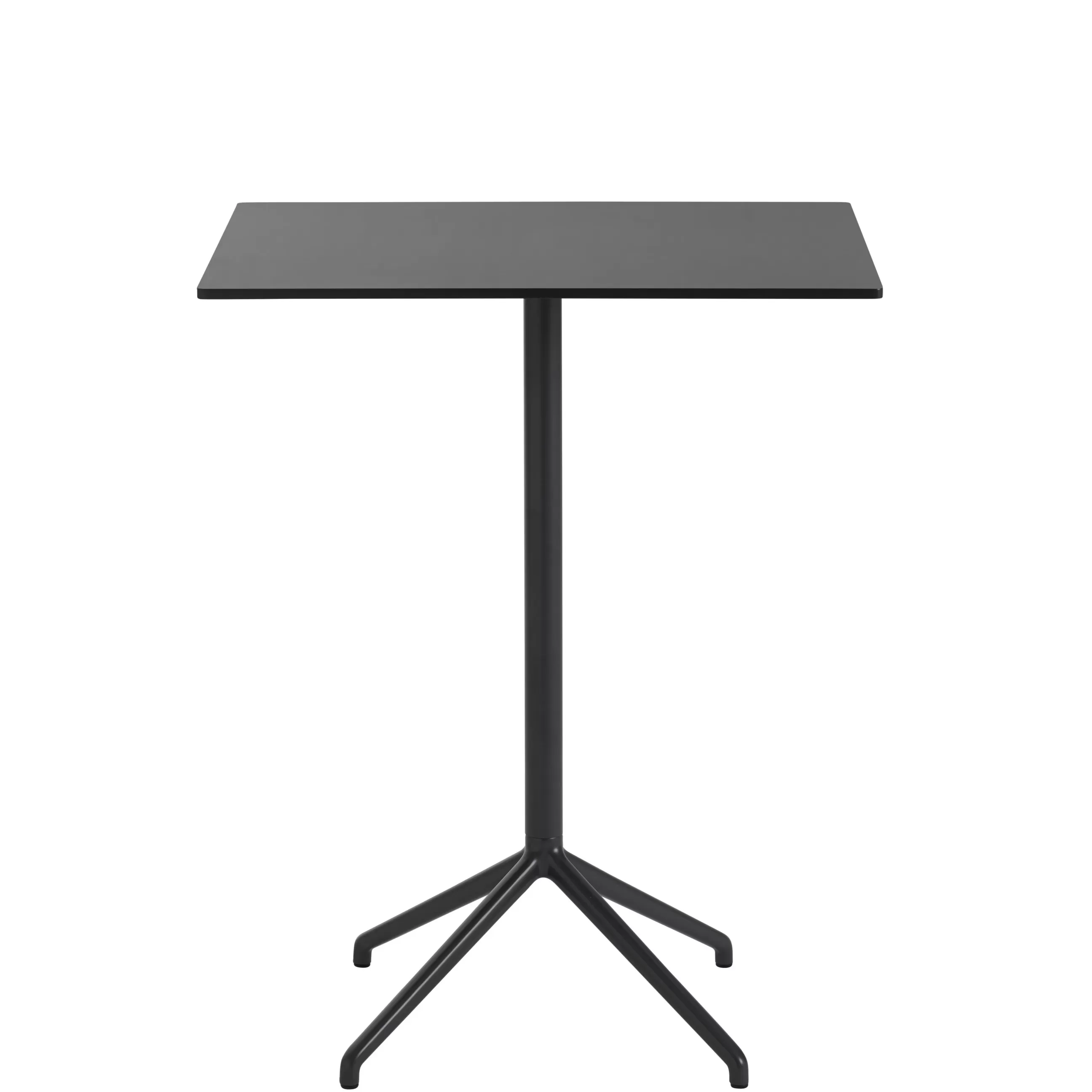 Mange Debout Et Bars>Muuto Mange-Debout Still Cafe Metal Plastique Bois/ 75 X 65 Cm X H 95 Cm - Linoleum - Noir