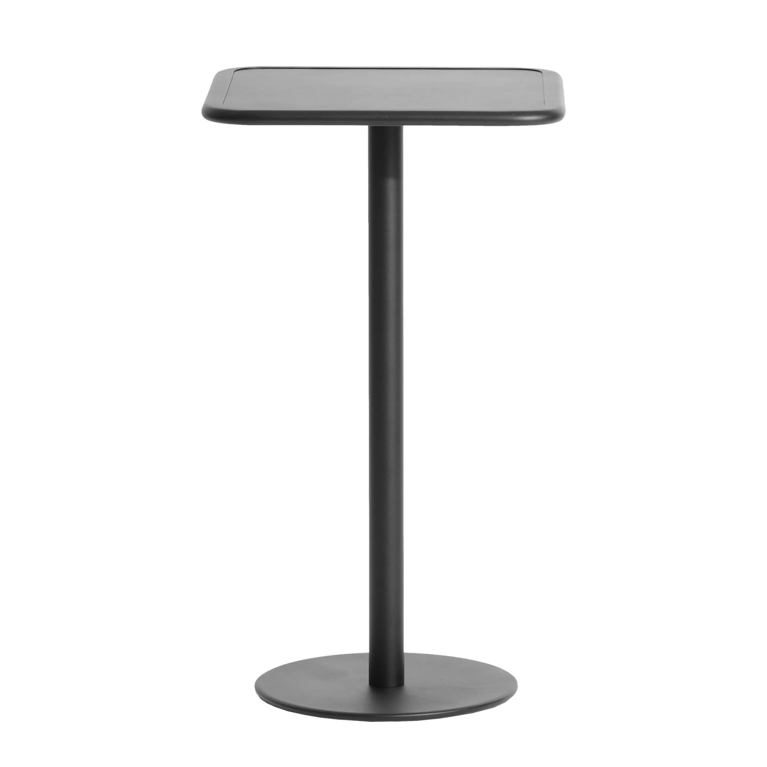 Tables Hautes Et Bars D'extérieur>Petite Friture Mange-Debout Week-End Metal/ 60 X 60 Cm X H 105 Cm - Noir