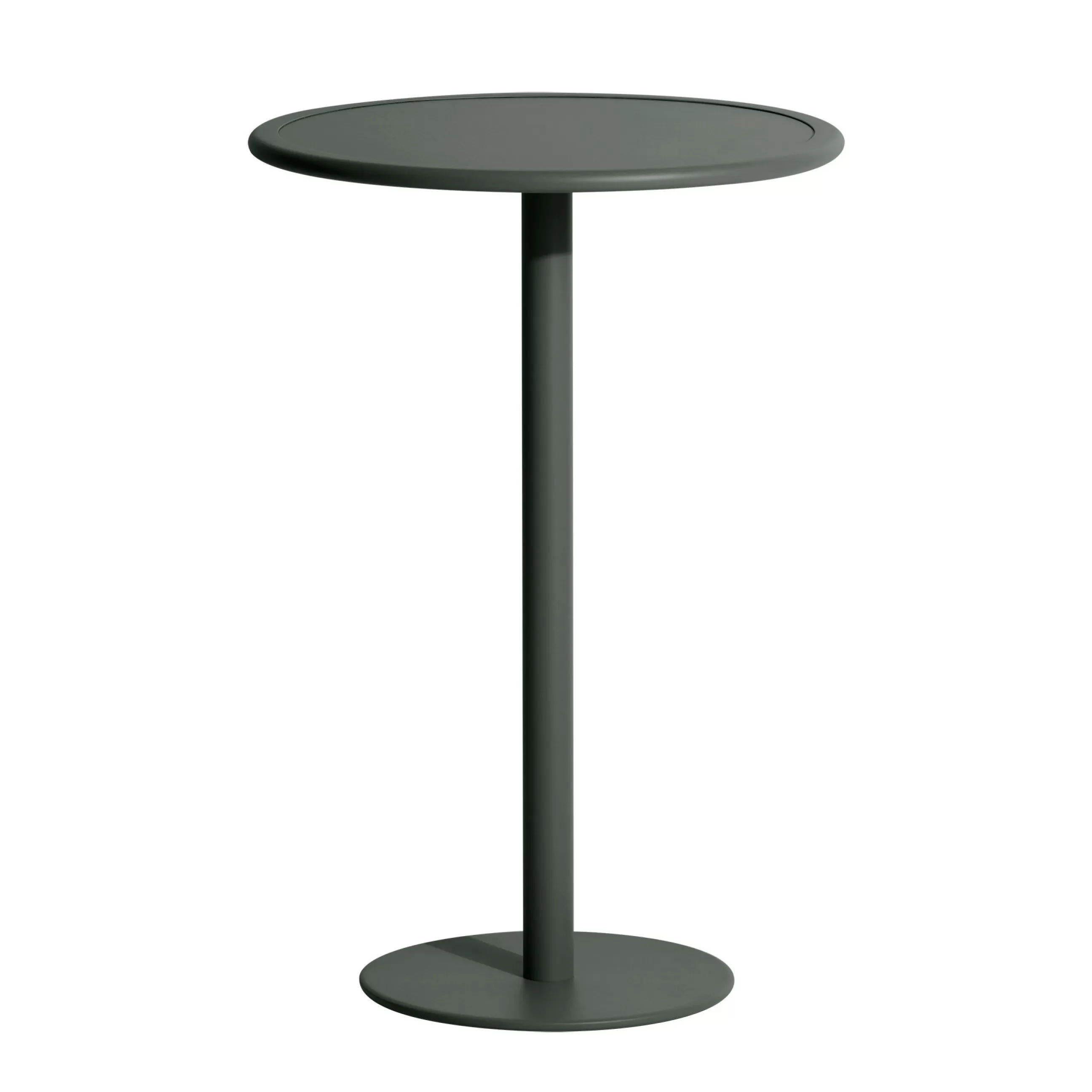 Tables Hautes Et Bars D'extérieur>Petite Friture Mange-Debout Week-End Metal Vert / O 70 X H 105 Cm - Vert Bouteille