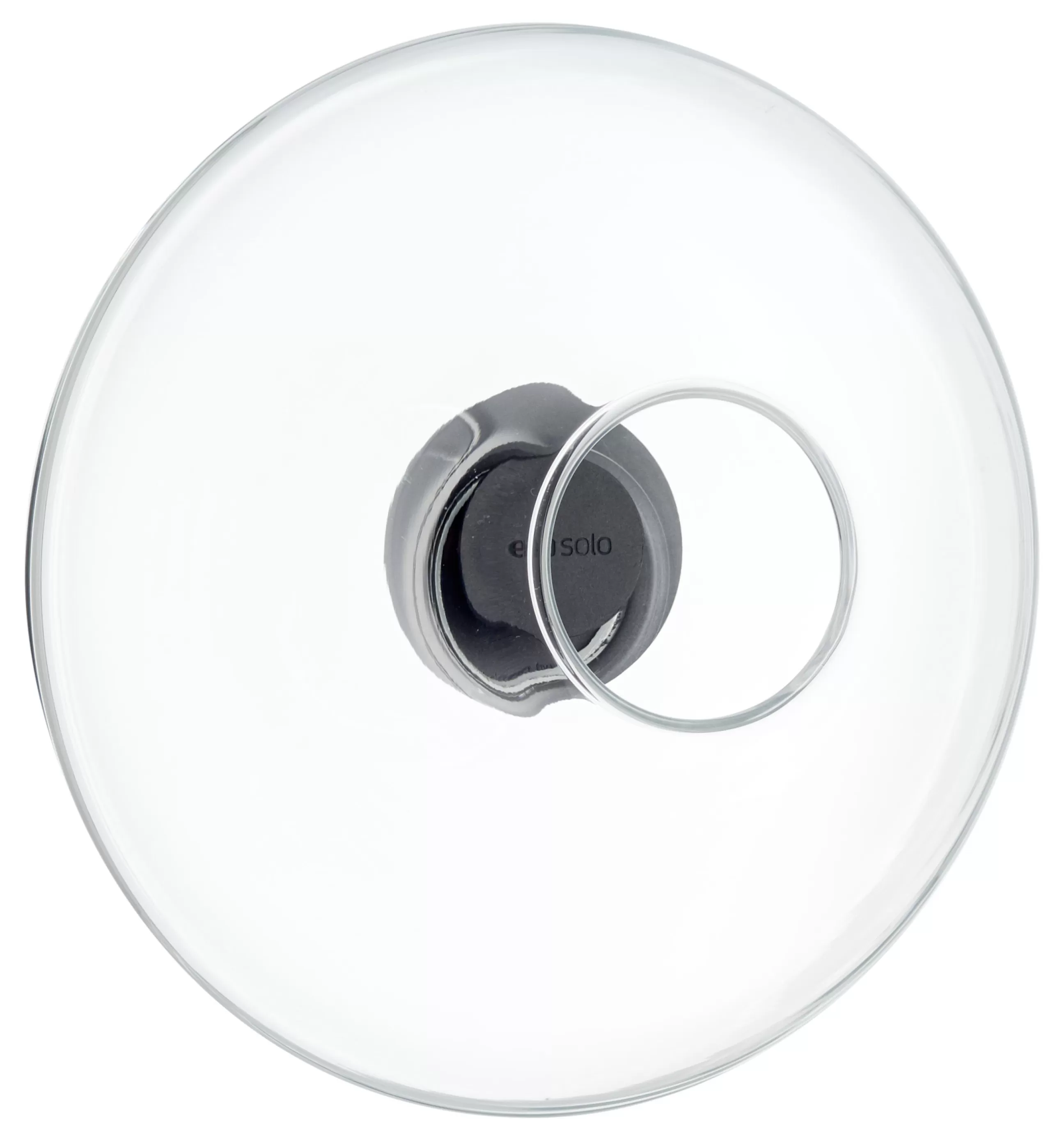 Déco Et Accessoires De Jardin>Eva Solo Mangeoire A Oiseaux Large Verre Transparent / Pour Fenetre - O 20 Cm - Inox - Noir - Transparent