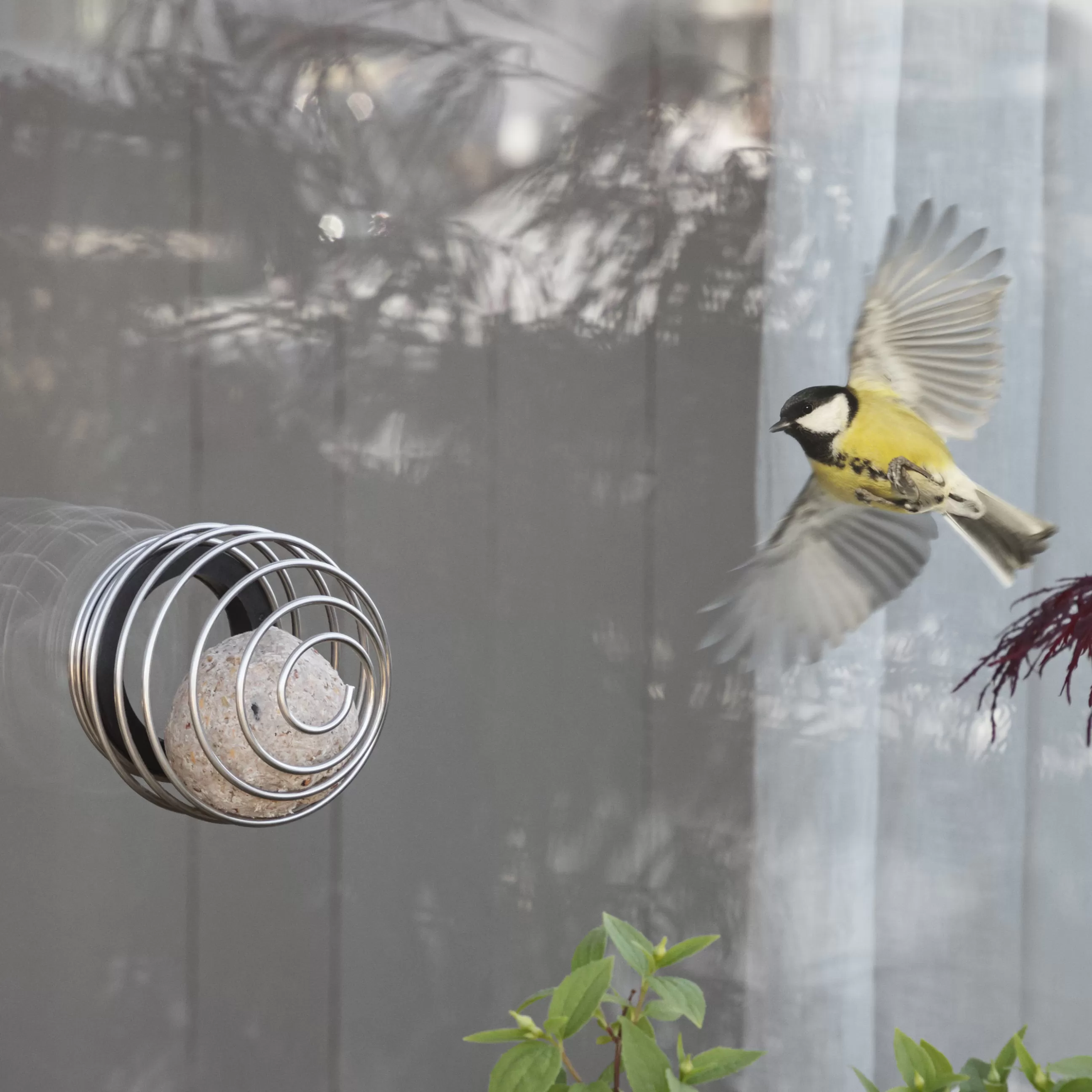 Déco Et Accessoires De Jardin>Eva Solo Mangeoire A Oiseaux  Metal / Pour Fenetre - O 8,5 Cm - Acier