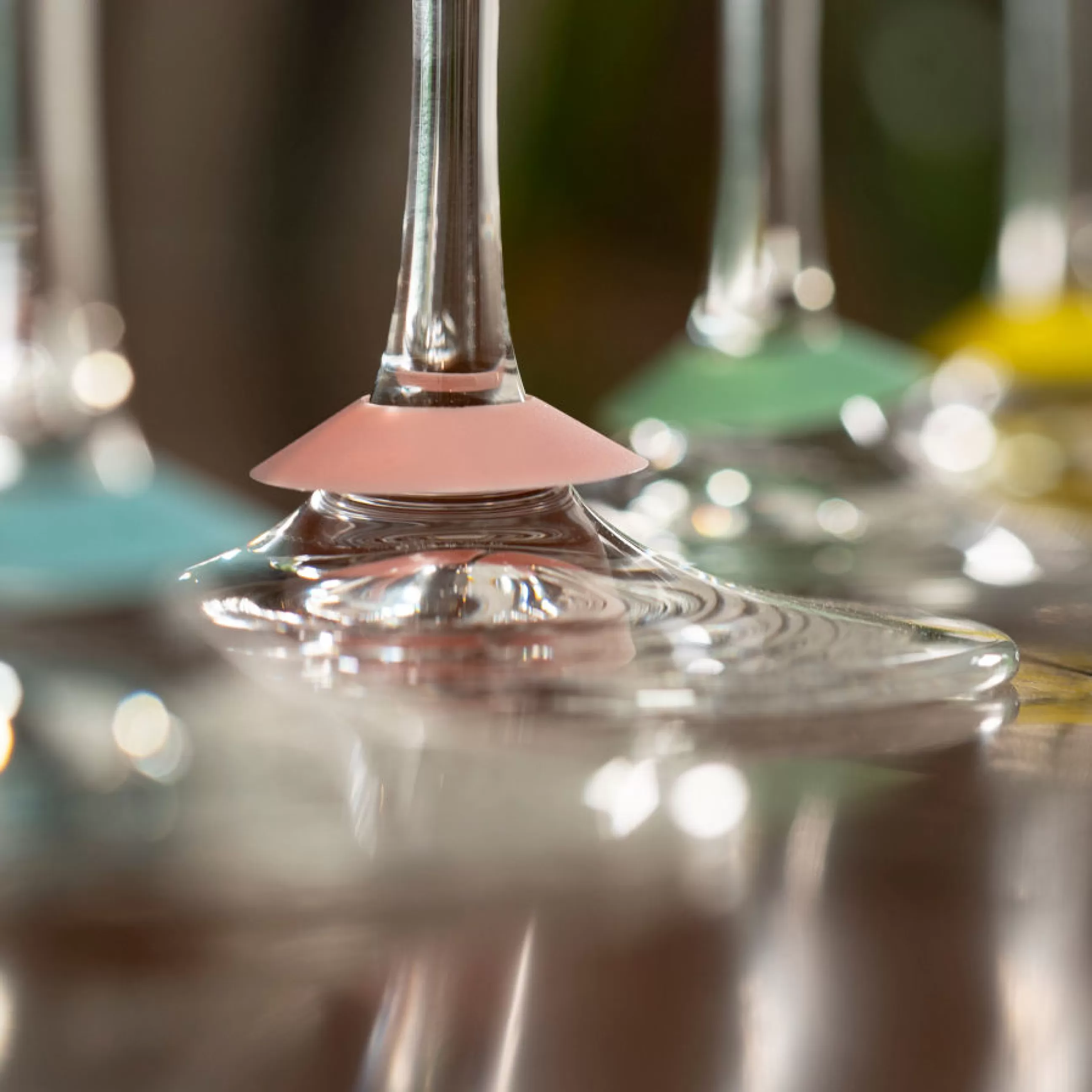 Autour Du Vin>L'Atelier du Vin Marque-Verre Chic Glass Rainbow Plastique/ Set De 9 - Multicolore