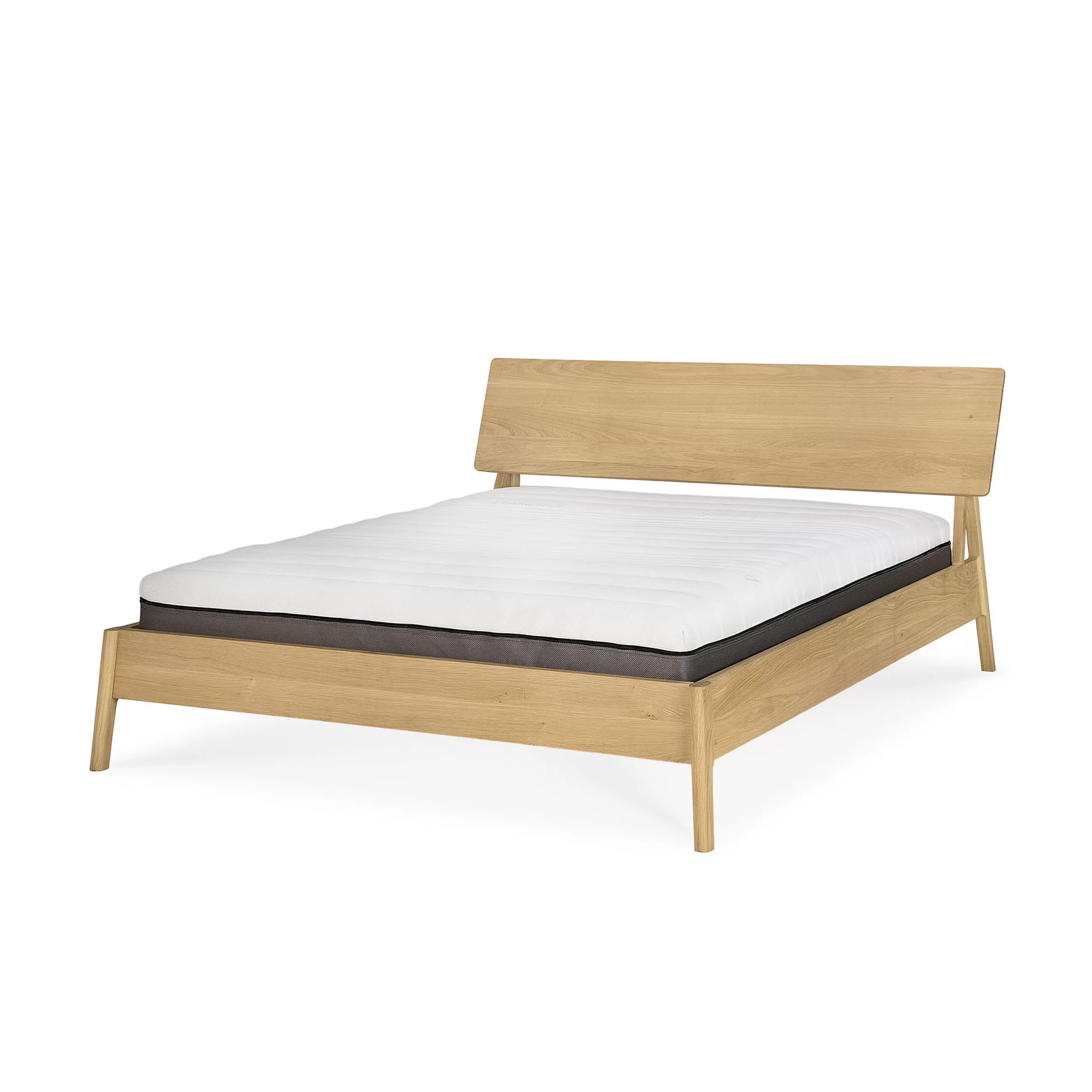 Lits>Ethnicraft Matelas Infitiny Tissu Blanc / Memoire De Forme - Blanc - Gris