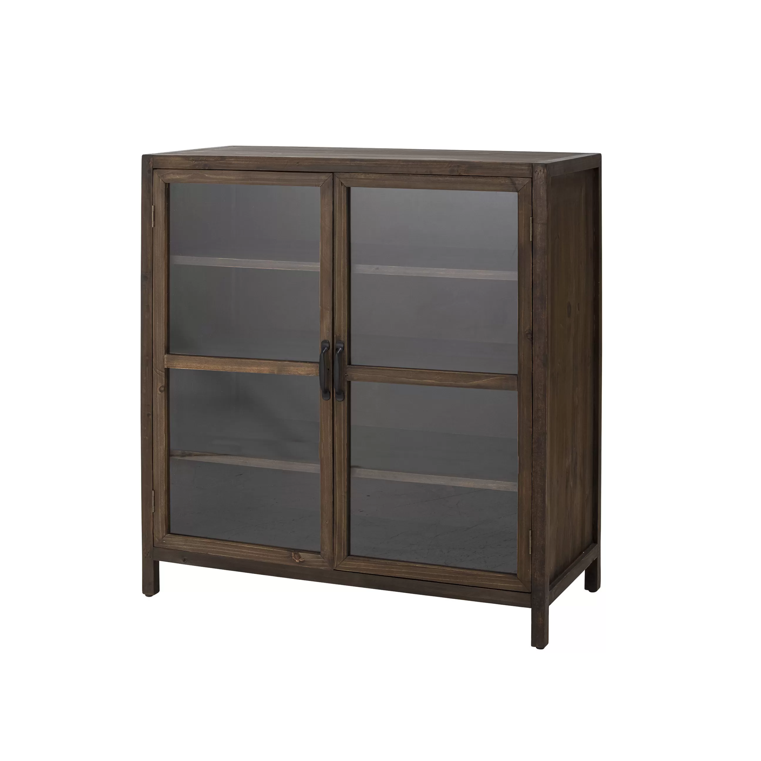 Commodes Buffets Armoires>Bloomingville Meuble De Rangement Marl Marron Bois Naturel / L 95 X H 100 Cm - Bois Fonce - Transparent
