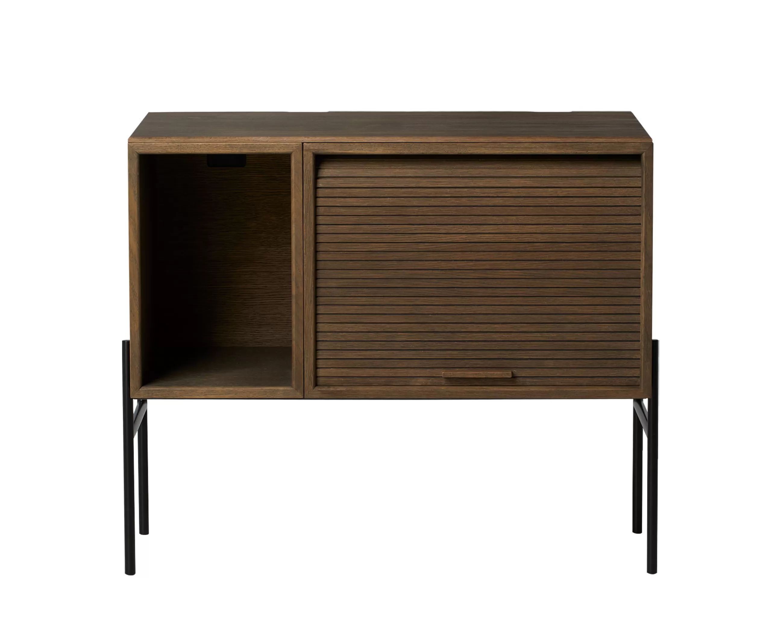 Meubles Tv>Northern Meuble Tv Hifive Bois Naturel / Meuble Tv - L 75 X H 65 Cm - Chene Fume