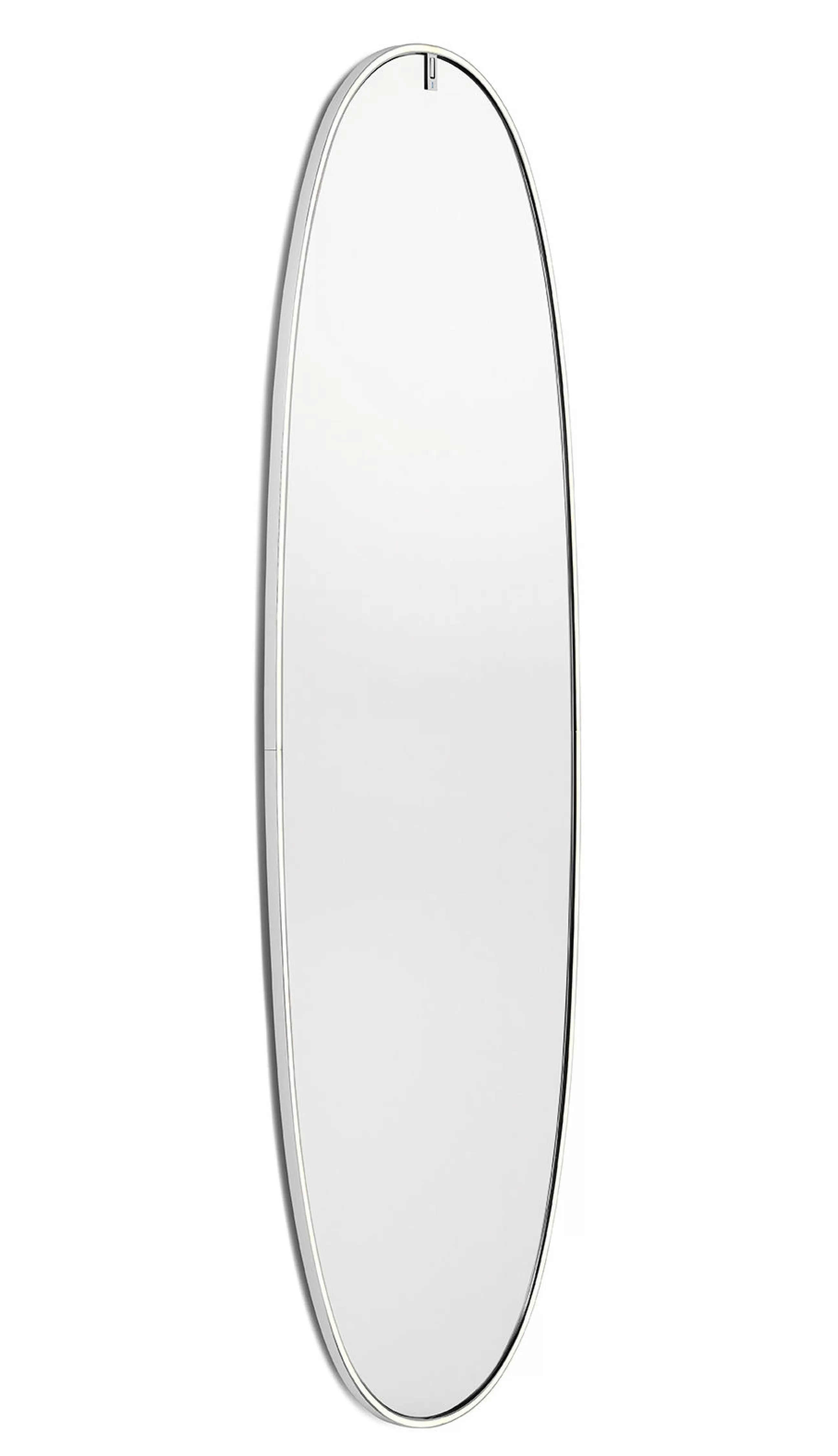 Luminaires De Salle De Bains>Flos Miroir Lumineux La Plus Belle Argent Metal Led / By Starck - H 205 Cm - Aluminium Poli