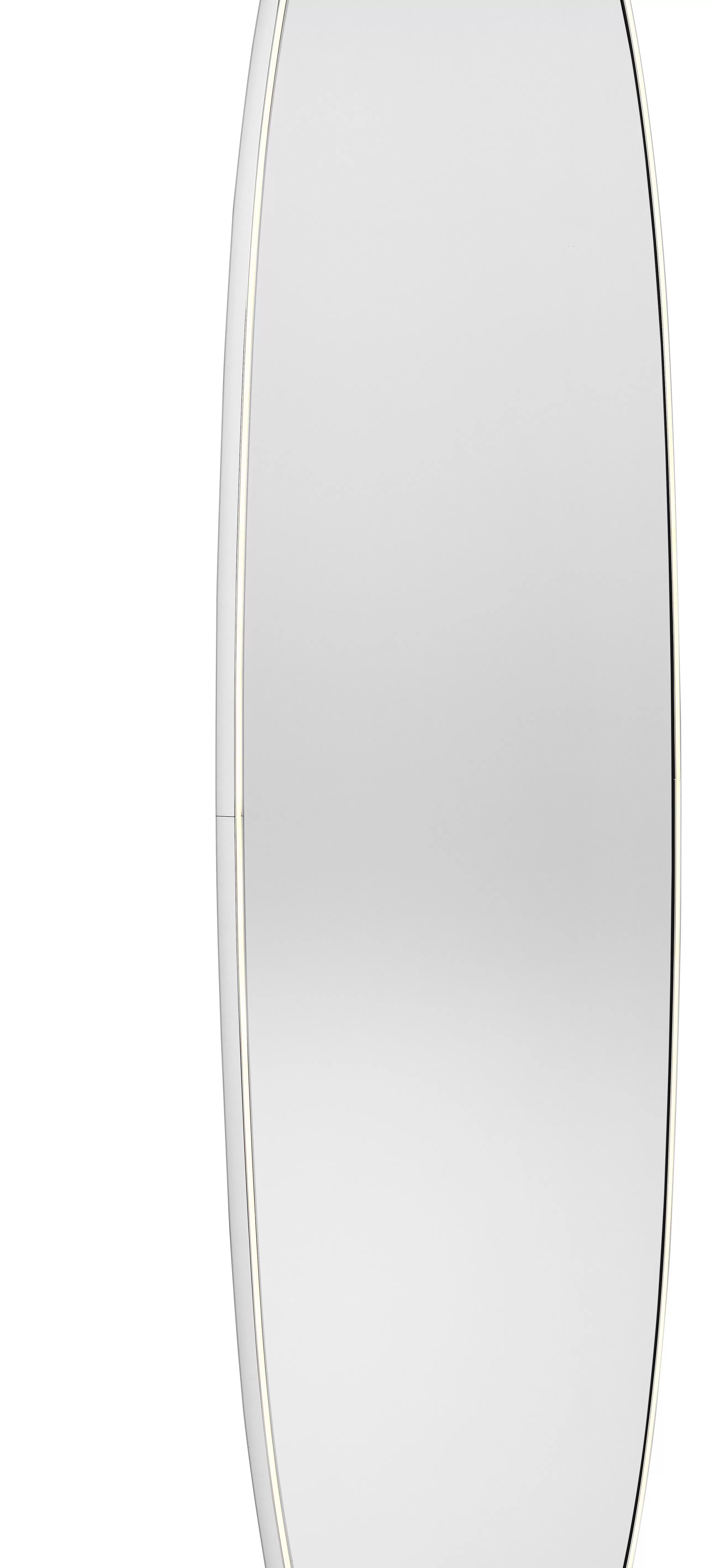 Luminaires De Salle De Bains>Flos Miroir Lumineux La Plus Belle Argent Metal Led / By Starck - H 205 Cm - Aluminium Poli