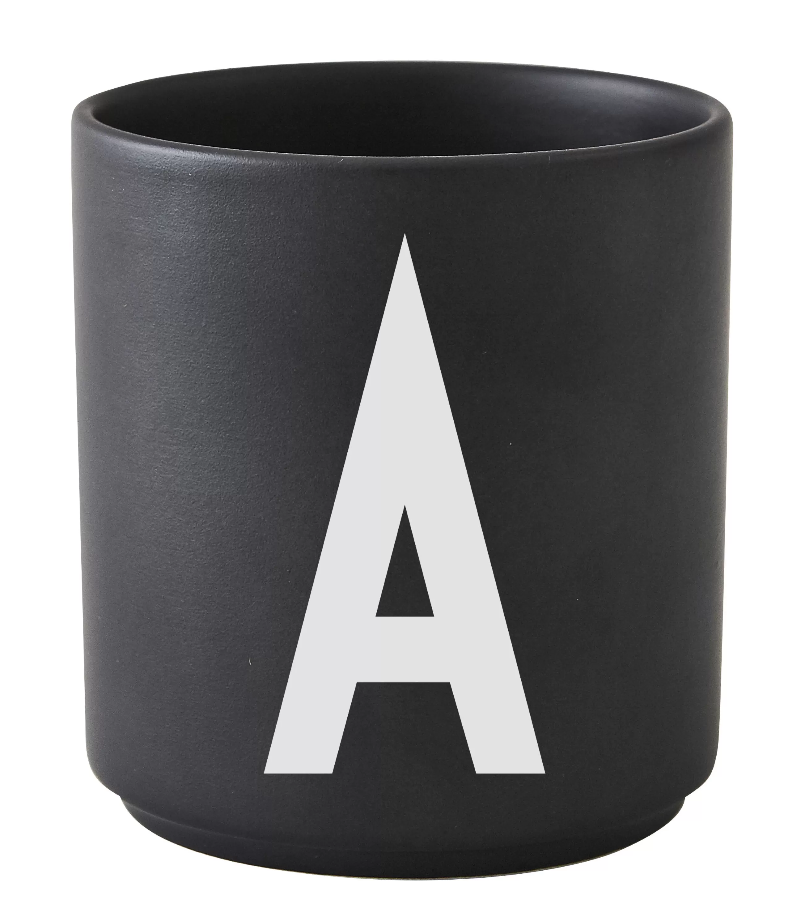 Tasses Et Mugs>Design Letters Mug A-Z Ceramique / Porcelaine - Lettre A - Noir