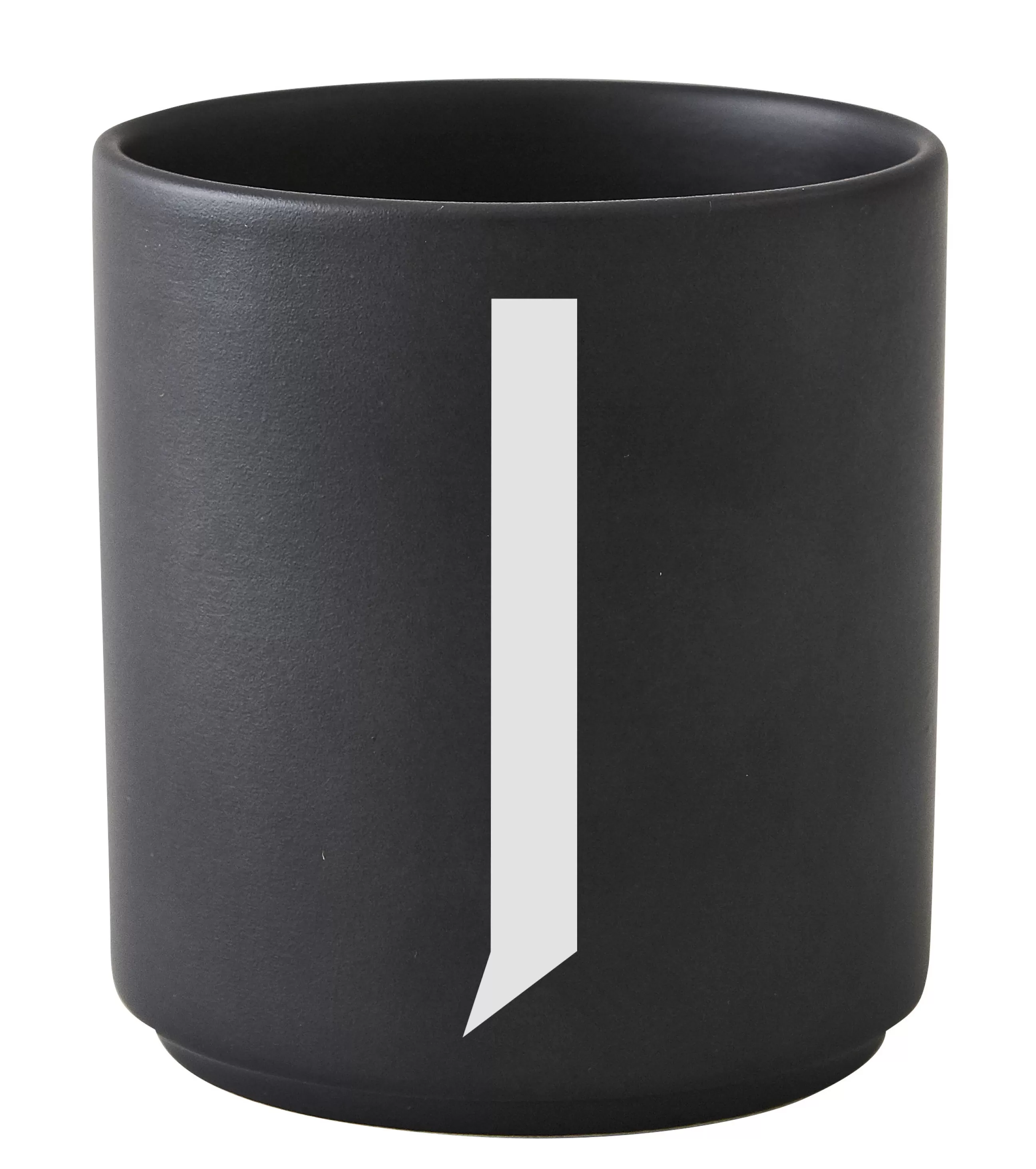 Tasses Et Mugs>Design Letters Mug A-Z Ceramique / Porcelaine - Lettre J - Noir