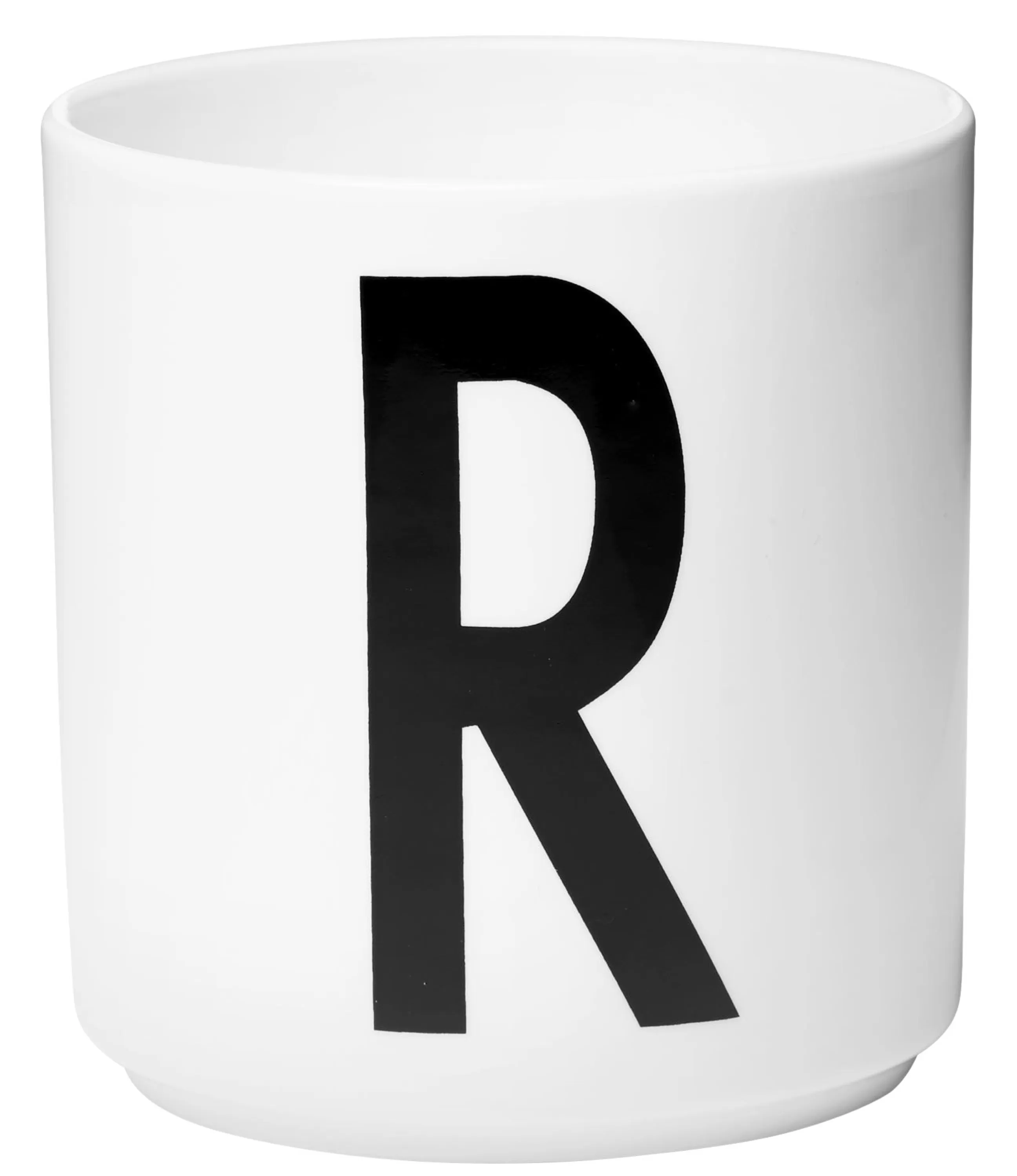 Tasses Et Mugs>Design Letters Mug A-Z Ceramique / Porcelaine - Lettre R - Blanc