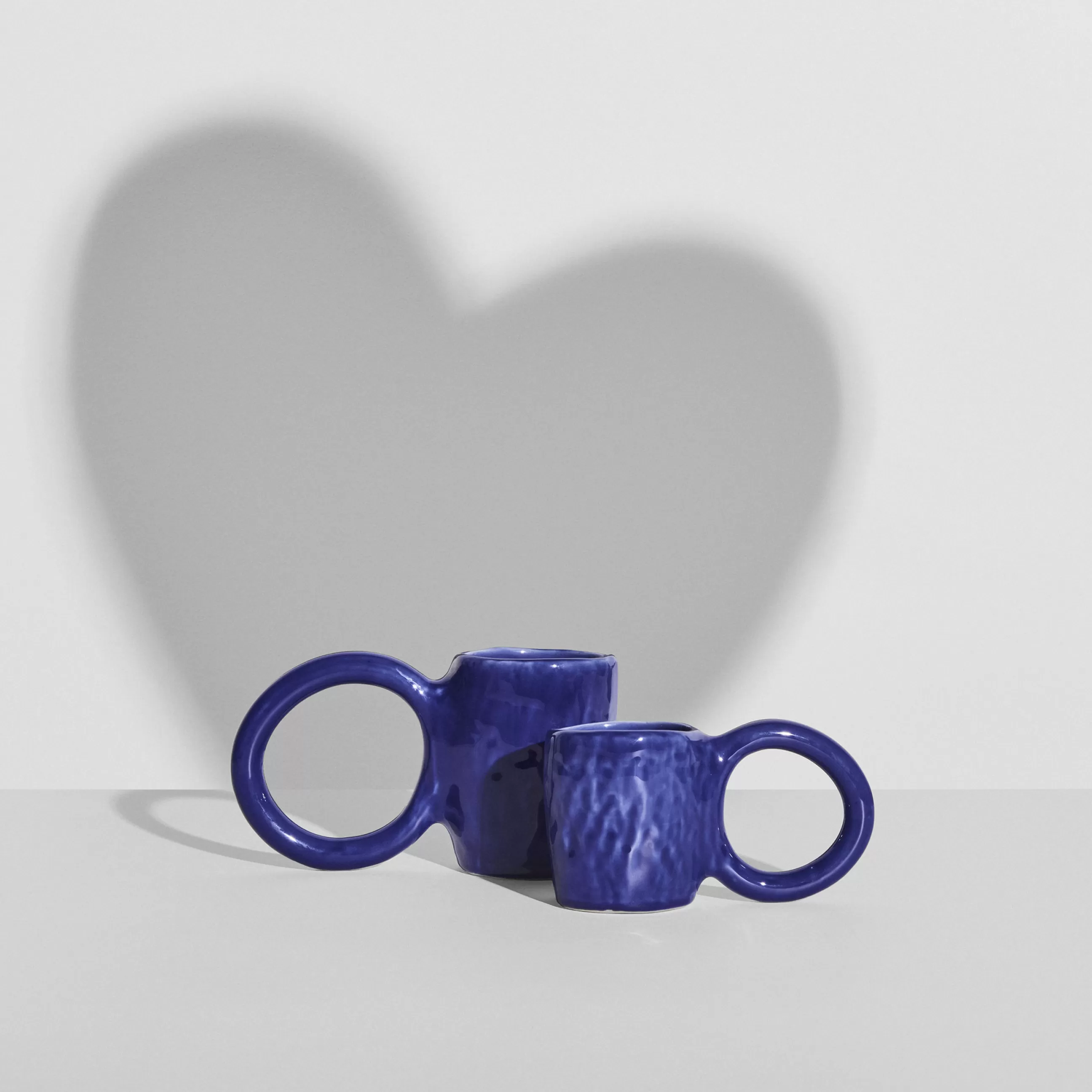 Tasses Et Mugs>Petite Friture Mug Donut Large Ceramique/ O 9 X H 12 Cm - Bleu