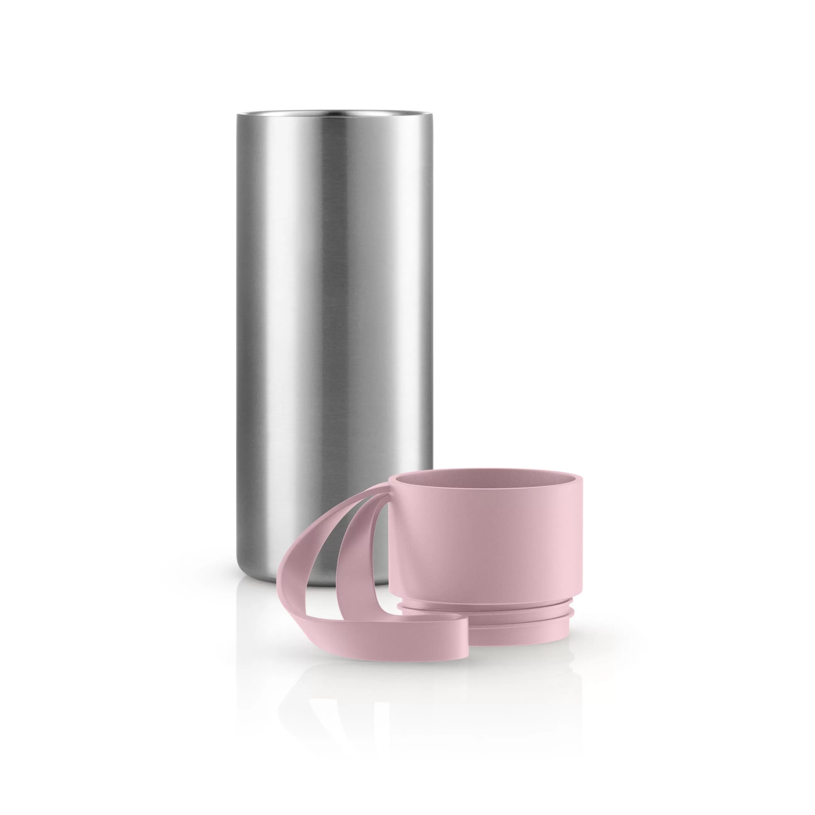 Gourdes Et Thermos>Eva Solo Mug Isotherme To Go Cup Metal Rose /Avec Couvercle - 0,35 L - Acier Brosse - Rose Quartz
