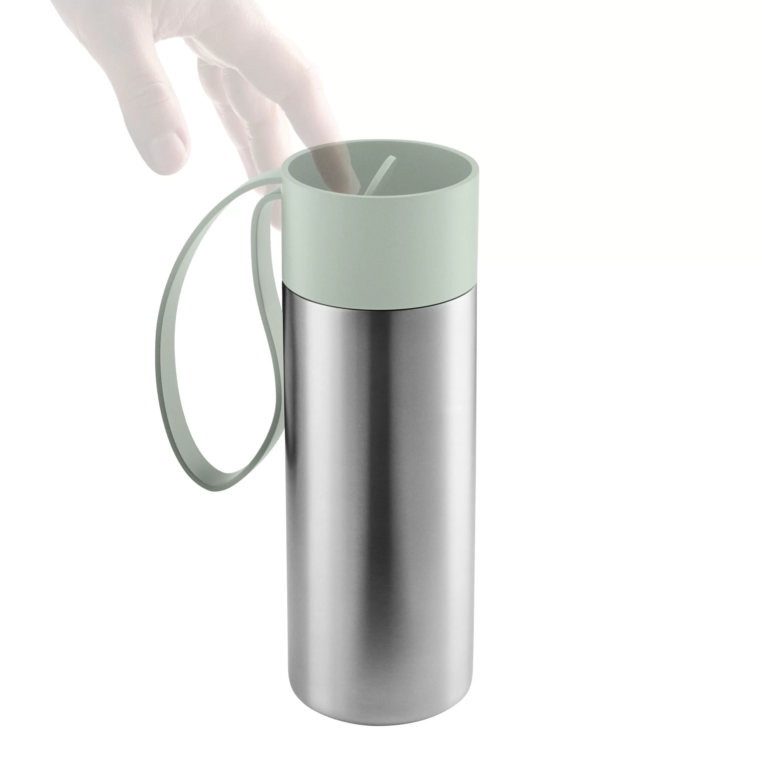 Gourdes Et Thermos>Eva Solo Mug Isotherme To Go Cup Metal Vert /Avec Couvercle - 0,35 L - Acier Brosse - Vert Sauge