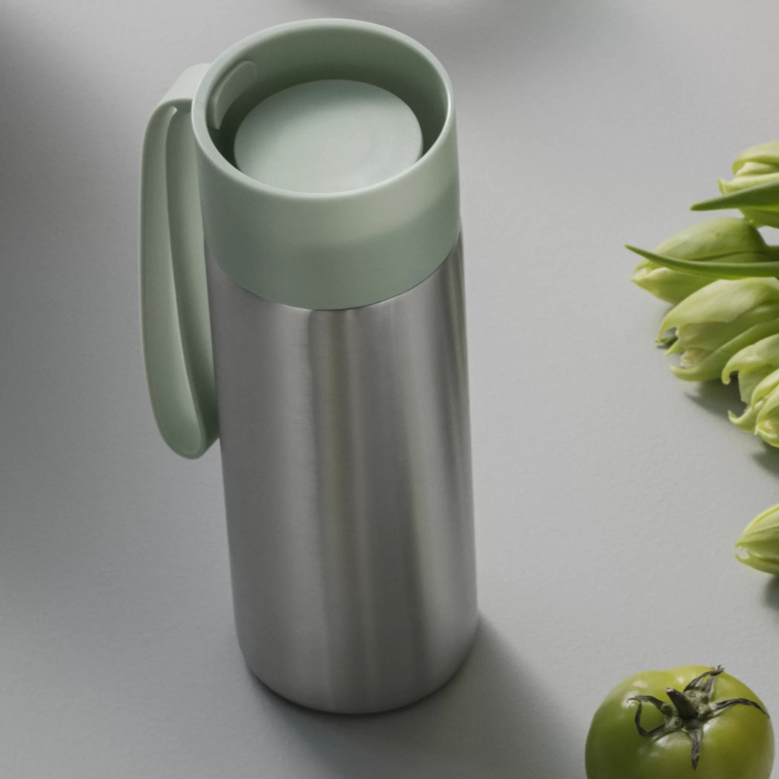 Gourdes Et Thermos>Eva Solo Mug Isotherme To Go Cup Metal Vert /Avec Couvercle - 0,35 L - Acier Brosse - Vert Sauge