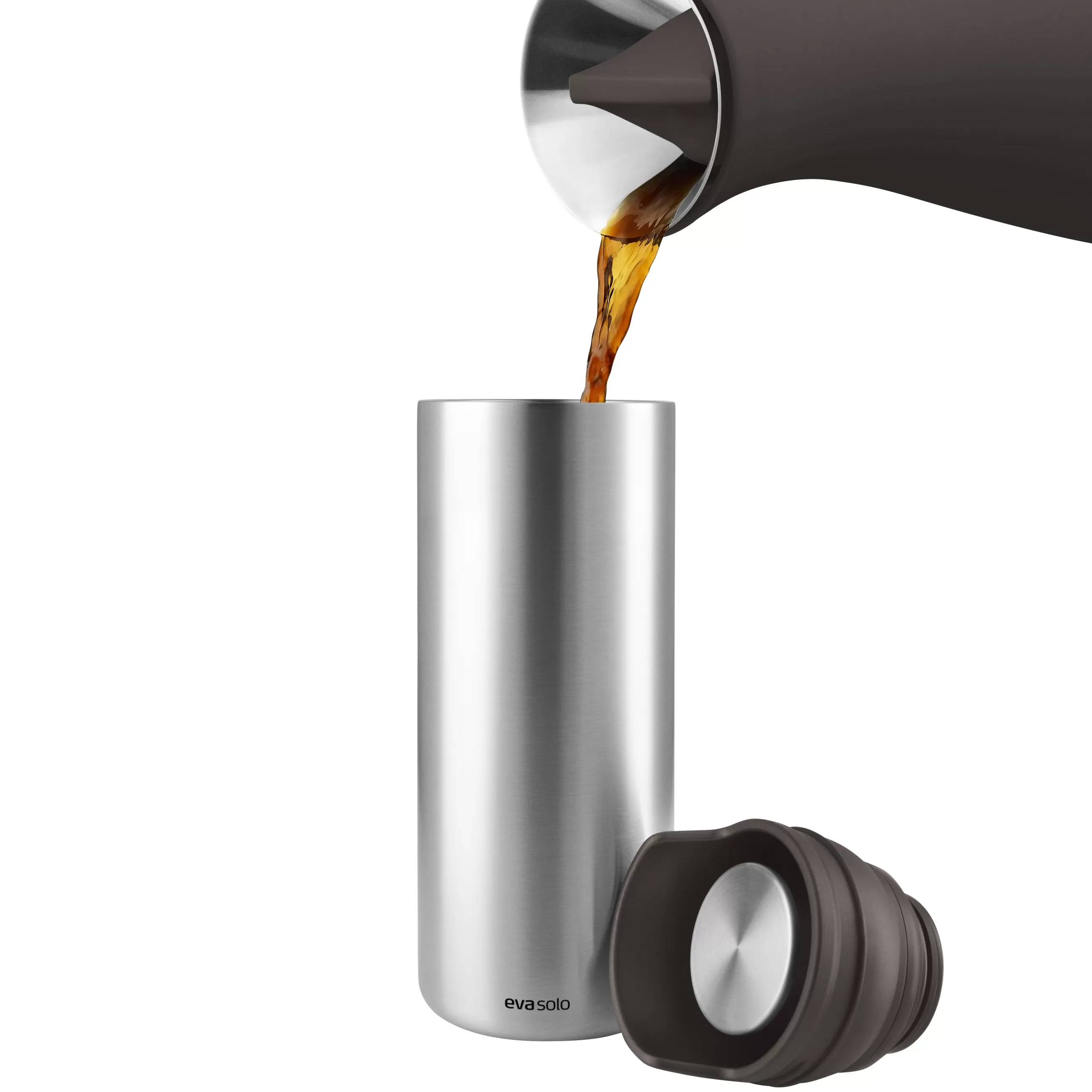 Gourdes Et Thermos>Eva Solo Mug Isotherme To Go Cup Urban Metal /0,35 L - Acier Recycle - Acier - Chocolat