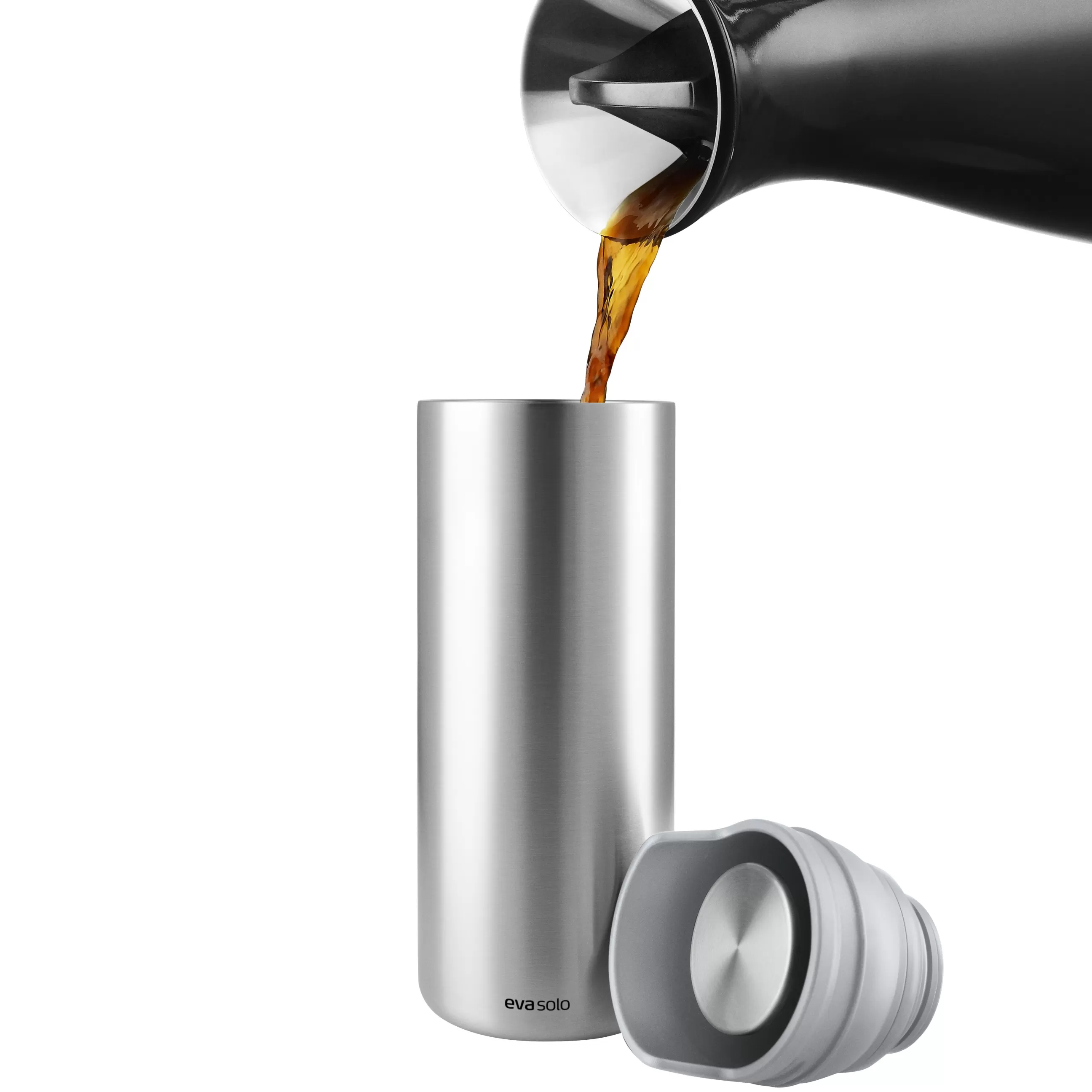 Gourdes Et Thermos>Eva Solo Mug Isotherme To Go Cup Urban Metal /0,35 L - Acier Recycle - Acier - Gris Marbre