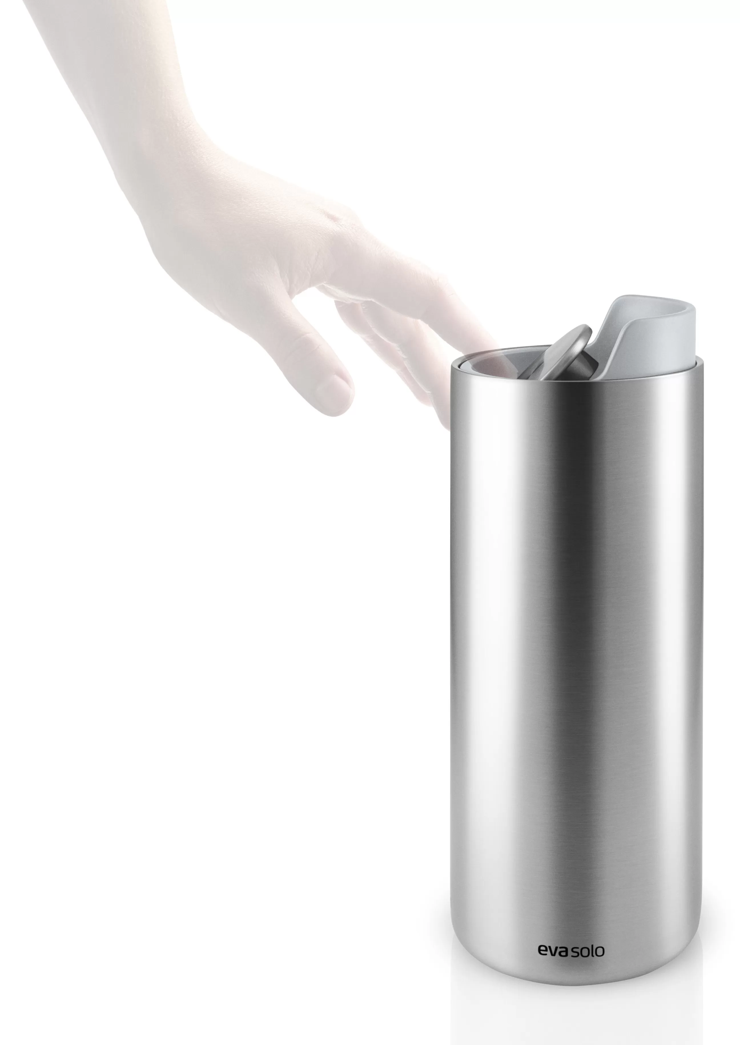 Gourdes Et Thermos>Eva Solo Mug Isotherme To Go Cup Urban Metal / Avec Couvercle Bec - 0,35 L - Acier Brosse - Gris Marbre