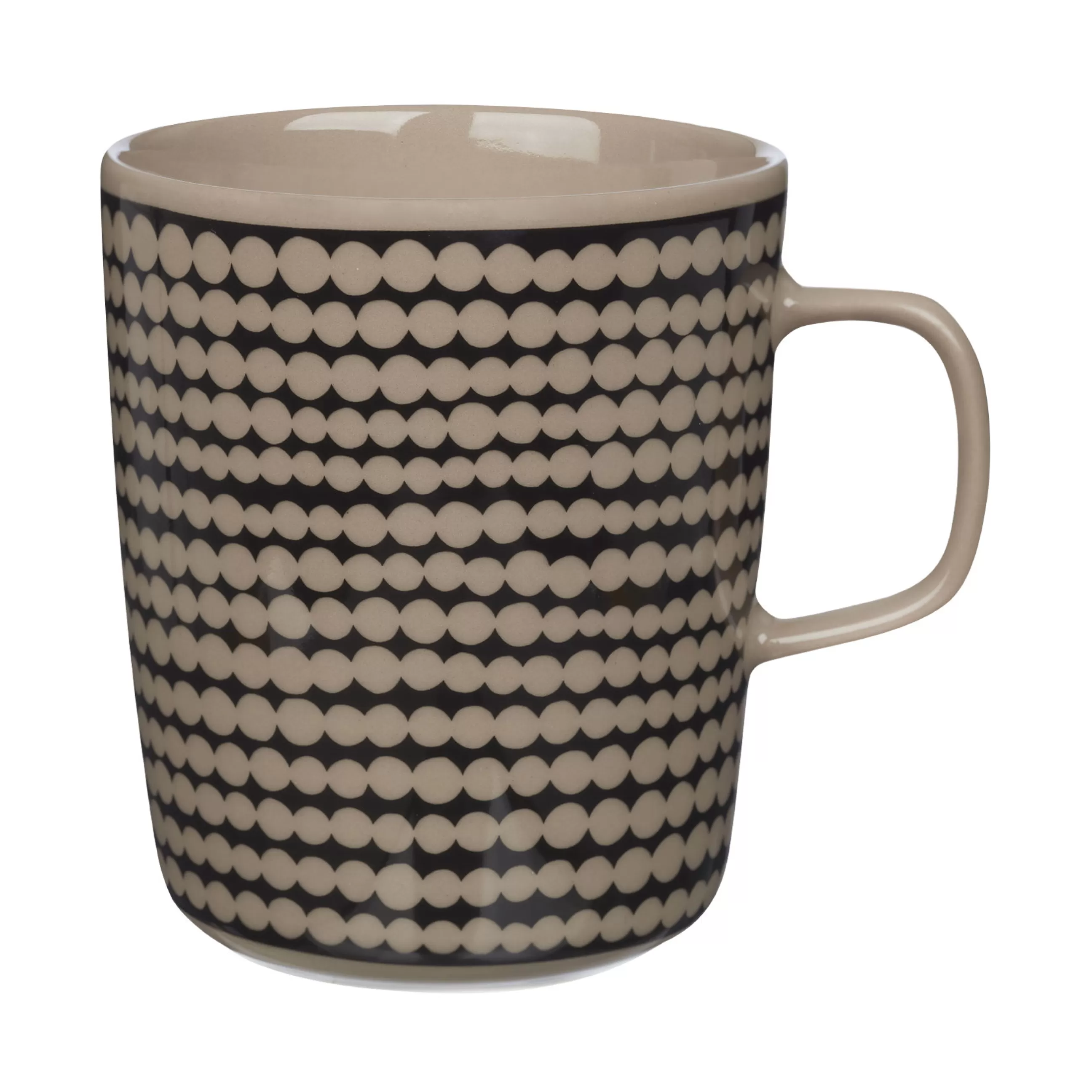 Tasses Et Mugs>Marimekko Mug Siirtolapuutarha Ceramique Beige / 25 Cl - Noir - Terre