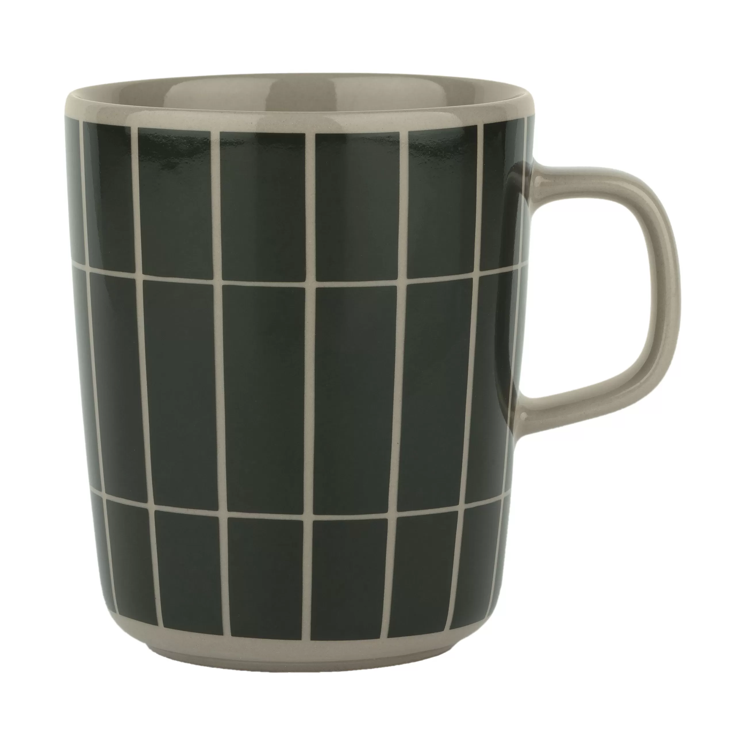 Tasses Et Mugs>Marimekko Mug Tiiliskivi Ceramique Vert / 25 Cl - Terre - Vert Fonce