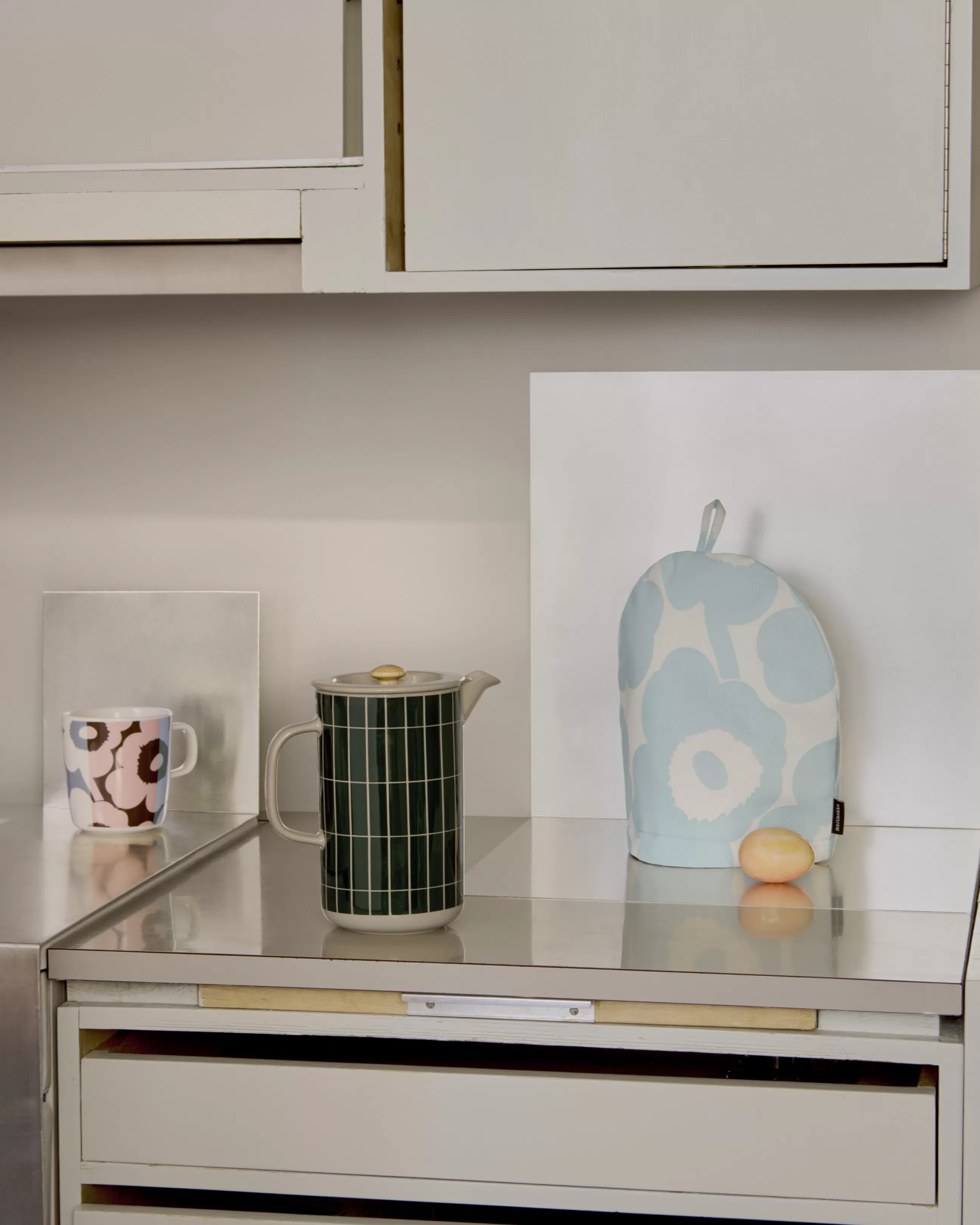 Tasses Et Mugs>Marimekko Mug Unikko Ralli Ceramique Multicolore / 40 Cl - Bleu Ciel - Rose