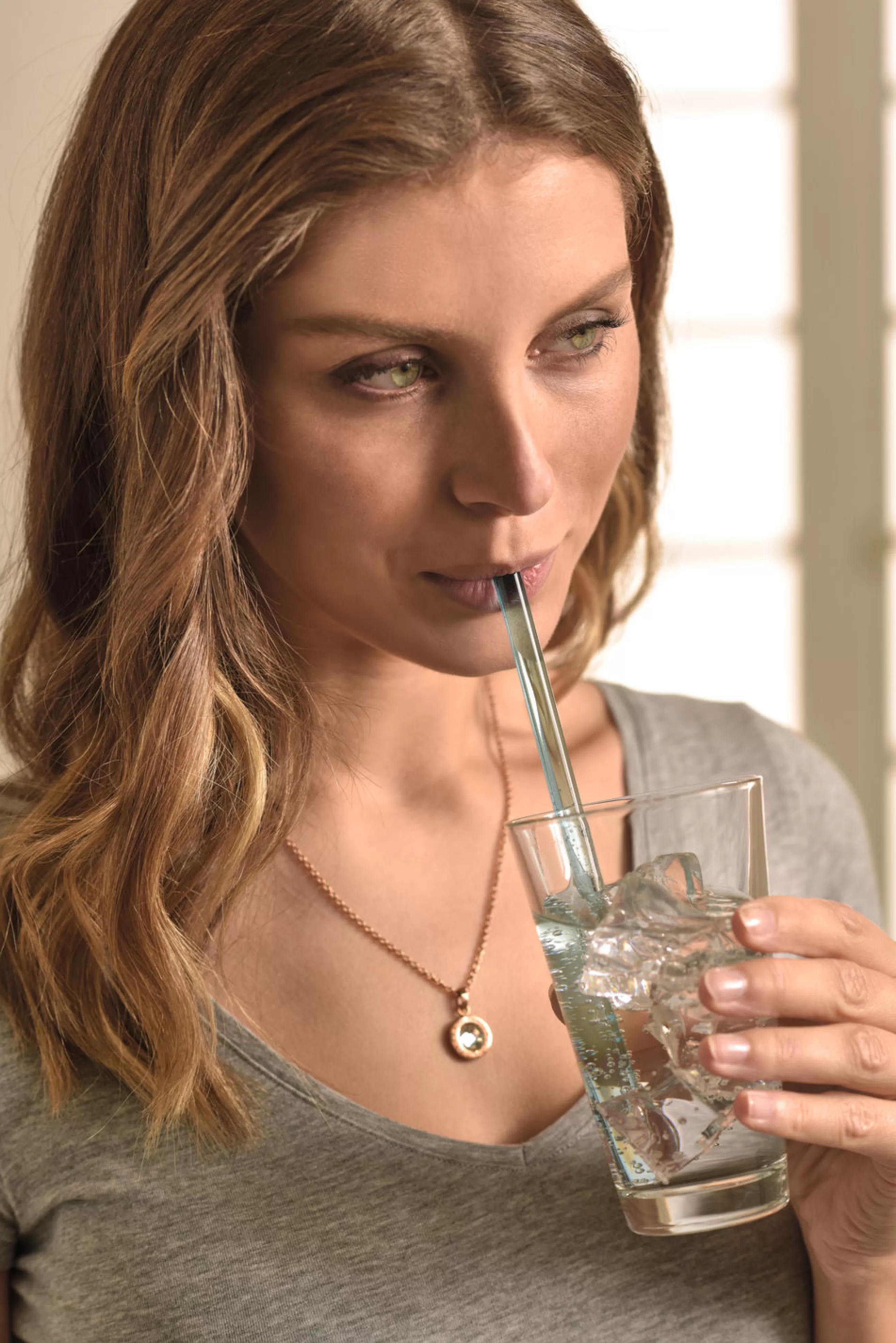 Autour Du Vin>Leonardo Paille En Verre  Verrereutilisable / Set De 4 +  Goupillon De Nettoyage - Multicolore