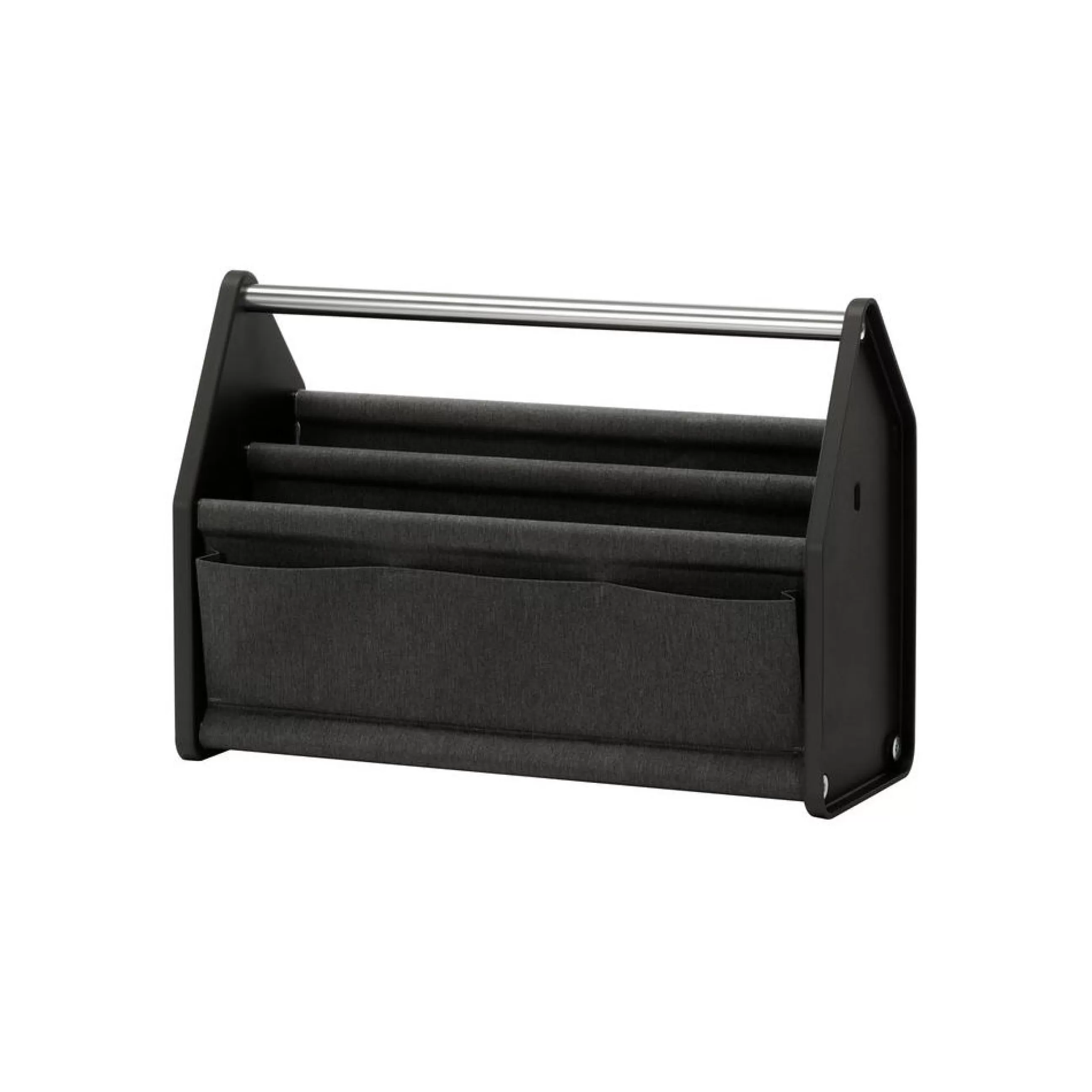Accessoires Bureau>Vitra Panier Locker Box Tissu/ Organiseur De Bureau  Transportable - Tissu / L 46,5 Cm - Noir