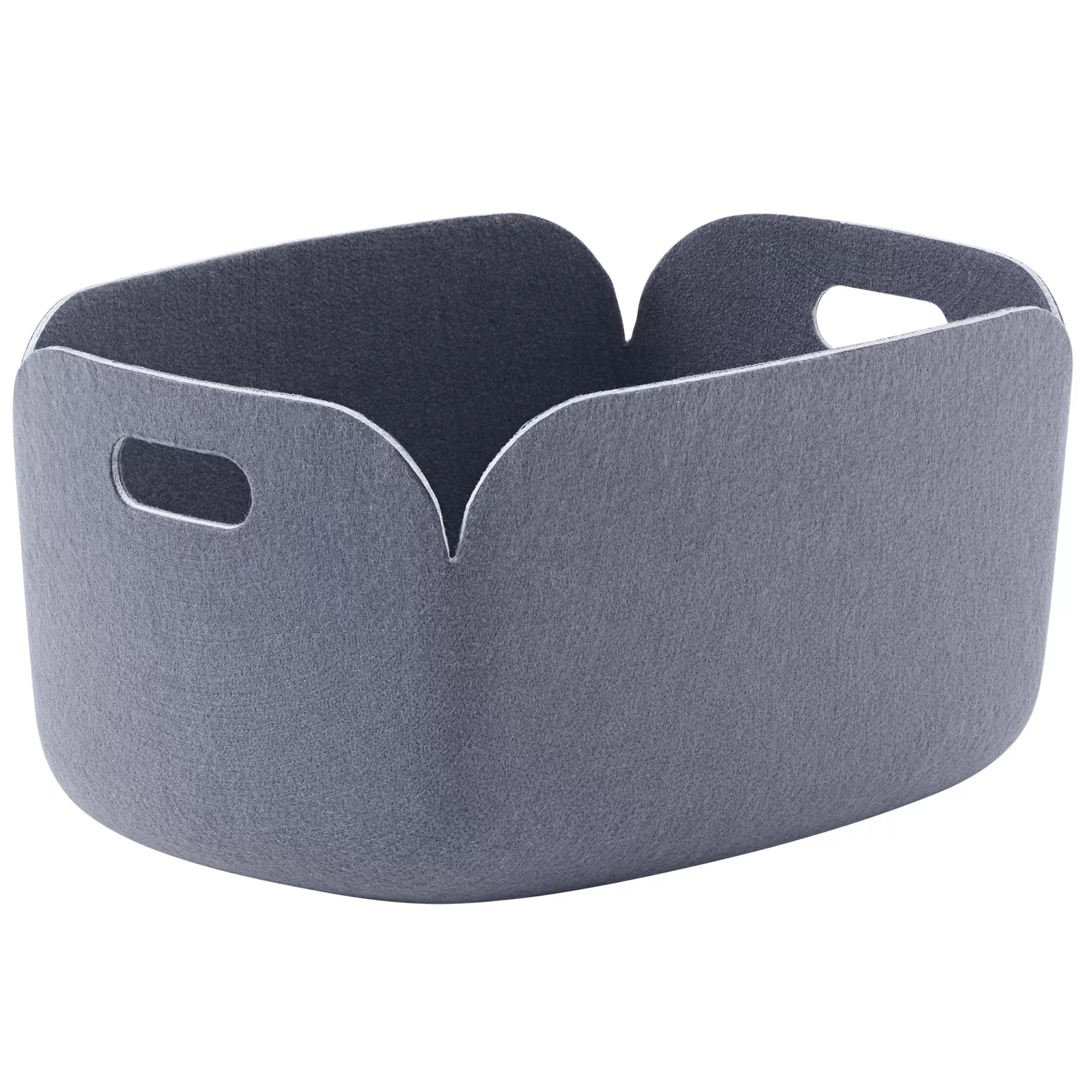 Accessoires Bureau>Muuto Panier Restore Tissu Bleu Gris / 35 X 48 Cm - Feutre 100% Recycle - Bleu-Gris