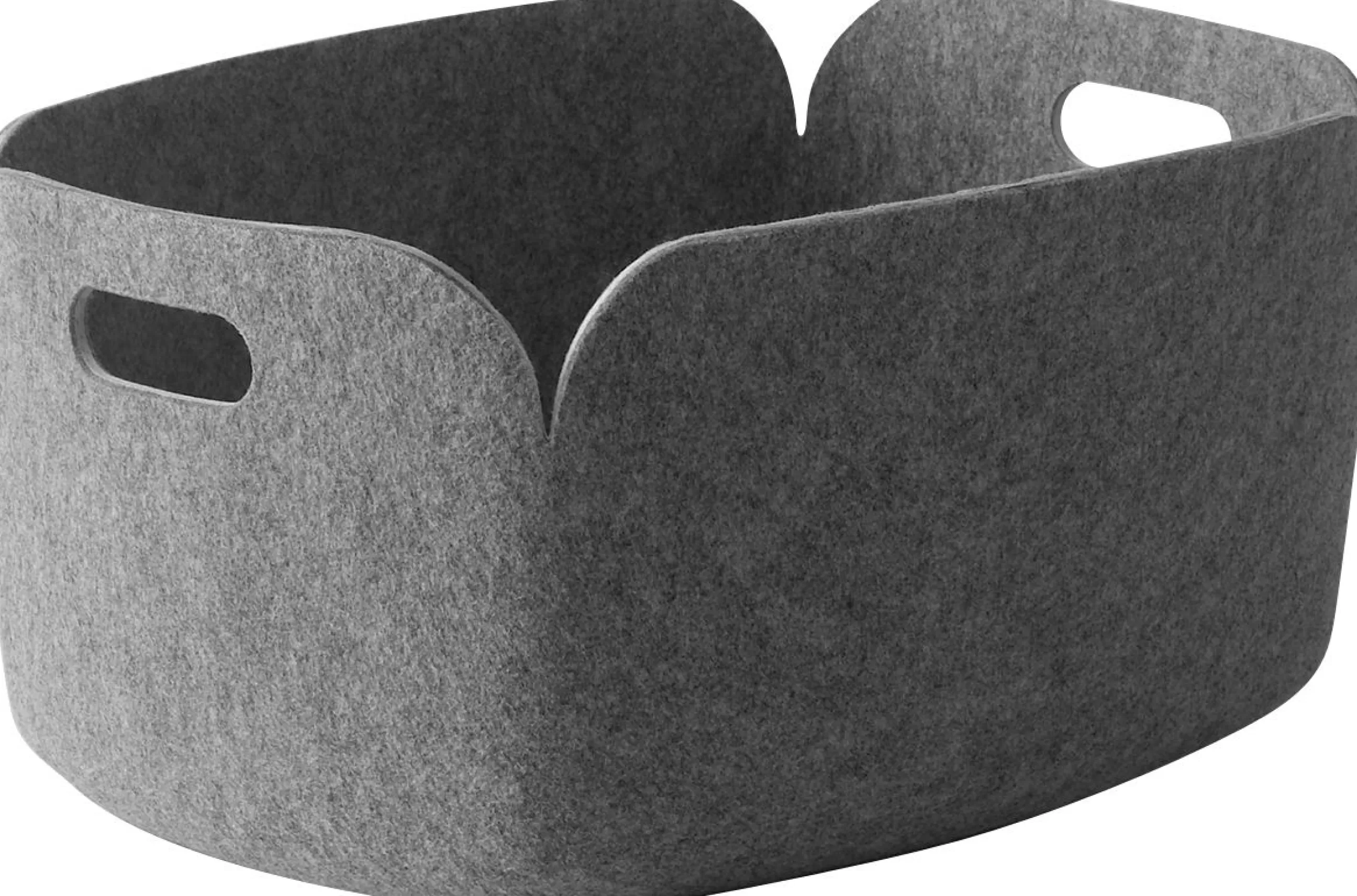 Accessoires Bureau>Muuto Panier Restore Tissu Gris /  35 X 48 Cm - Feutre 100% Recycle - Gris Clair