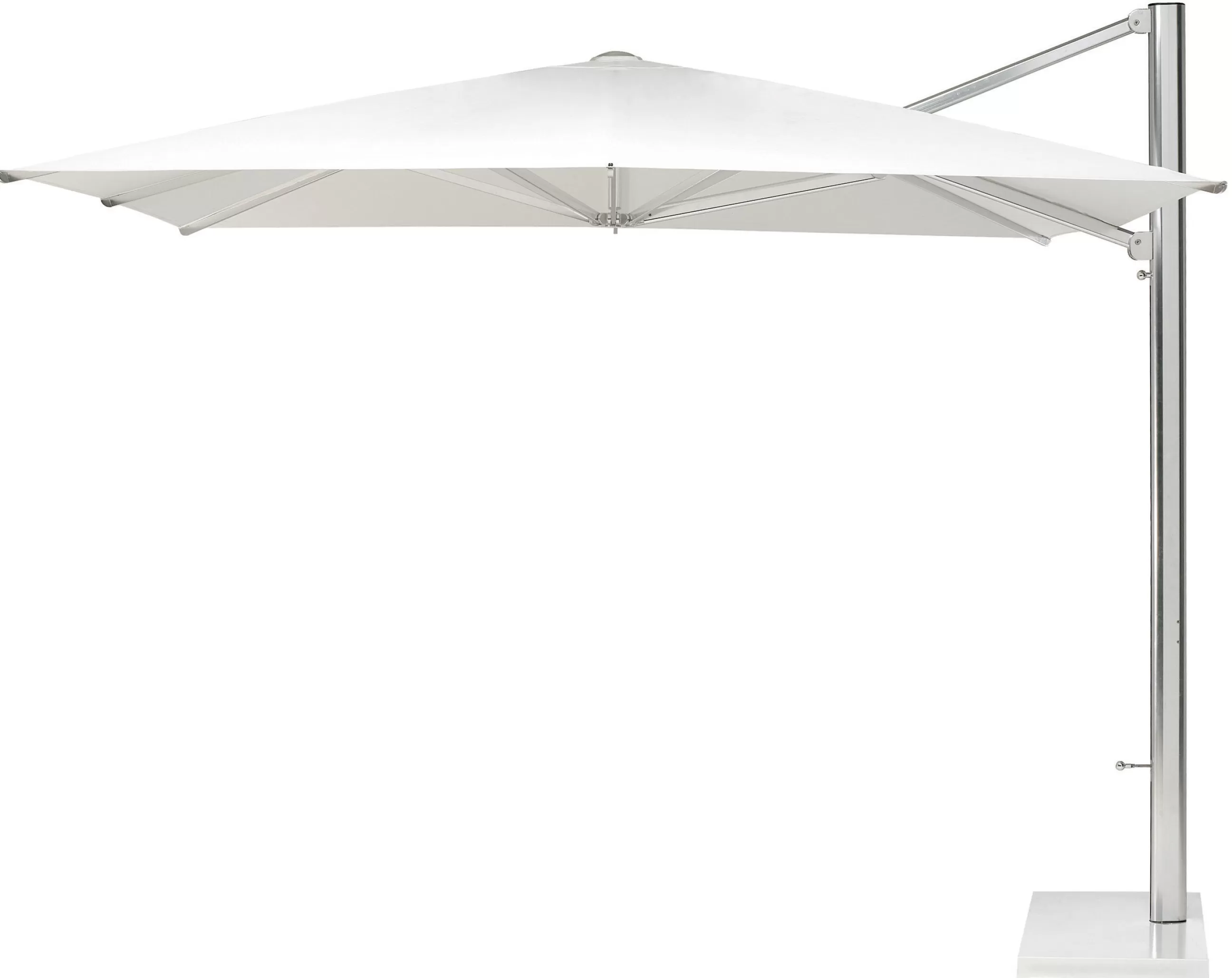 Parasols>Emu Parasol Deporte Shade Metal Tissu / 320 X 300 Cm - Blanc