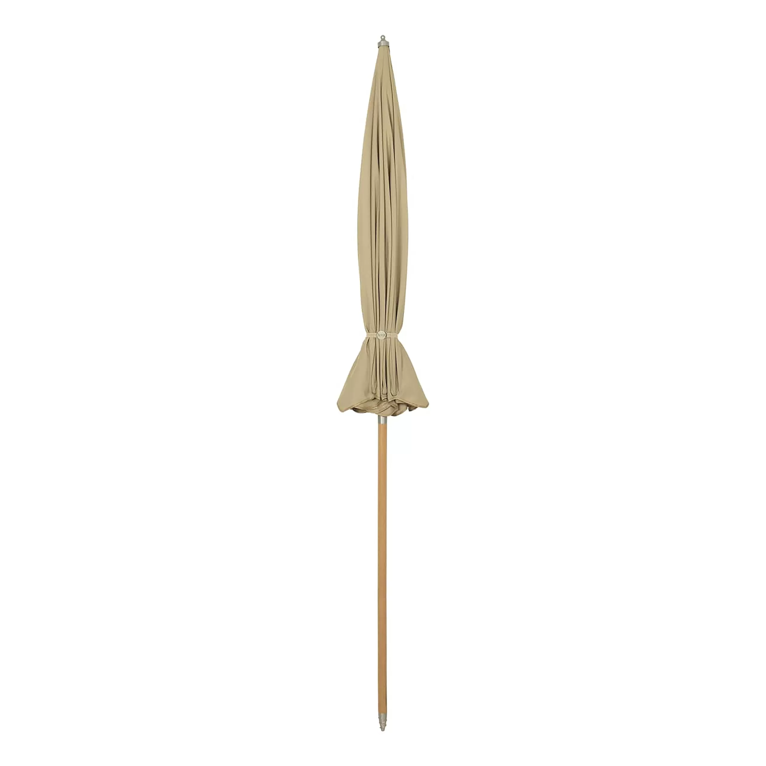 Parasols>Ferm Living Parasol Lull Tissu Beige / O 200 Cm - Tissu & Bois - Beige Cachemire