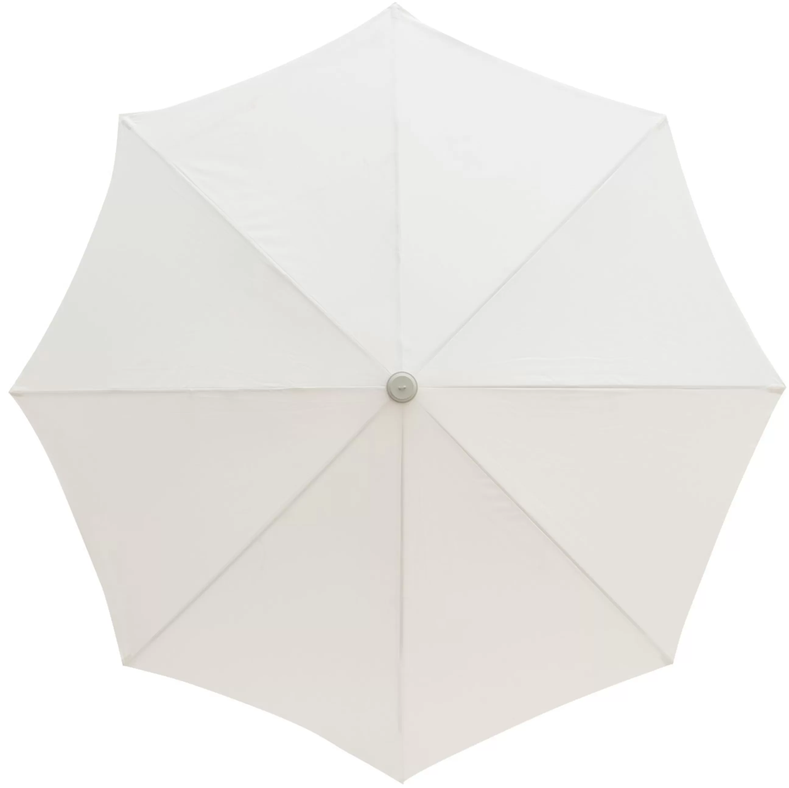 Parasols>BUSINESS & PLEASURE Parasol The Amalfi Tissu Bois Blanc / O 230 Cm - Blanc - Bois Naturel