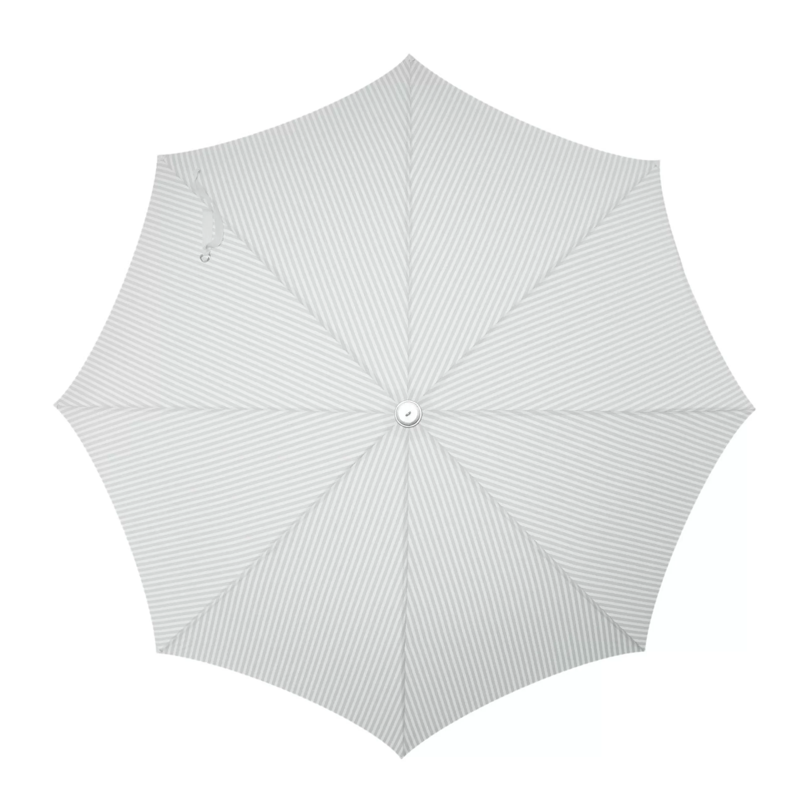 Parasols>BUSINESS & PLEASURE Parasol The Premium Beach Tissu Bois Blanc Vert Beige / O 180 Cm - Inclinable - Blanc - Bois Naturel - Vert Sauge