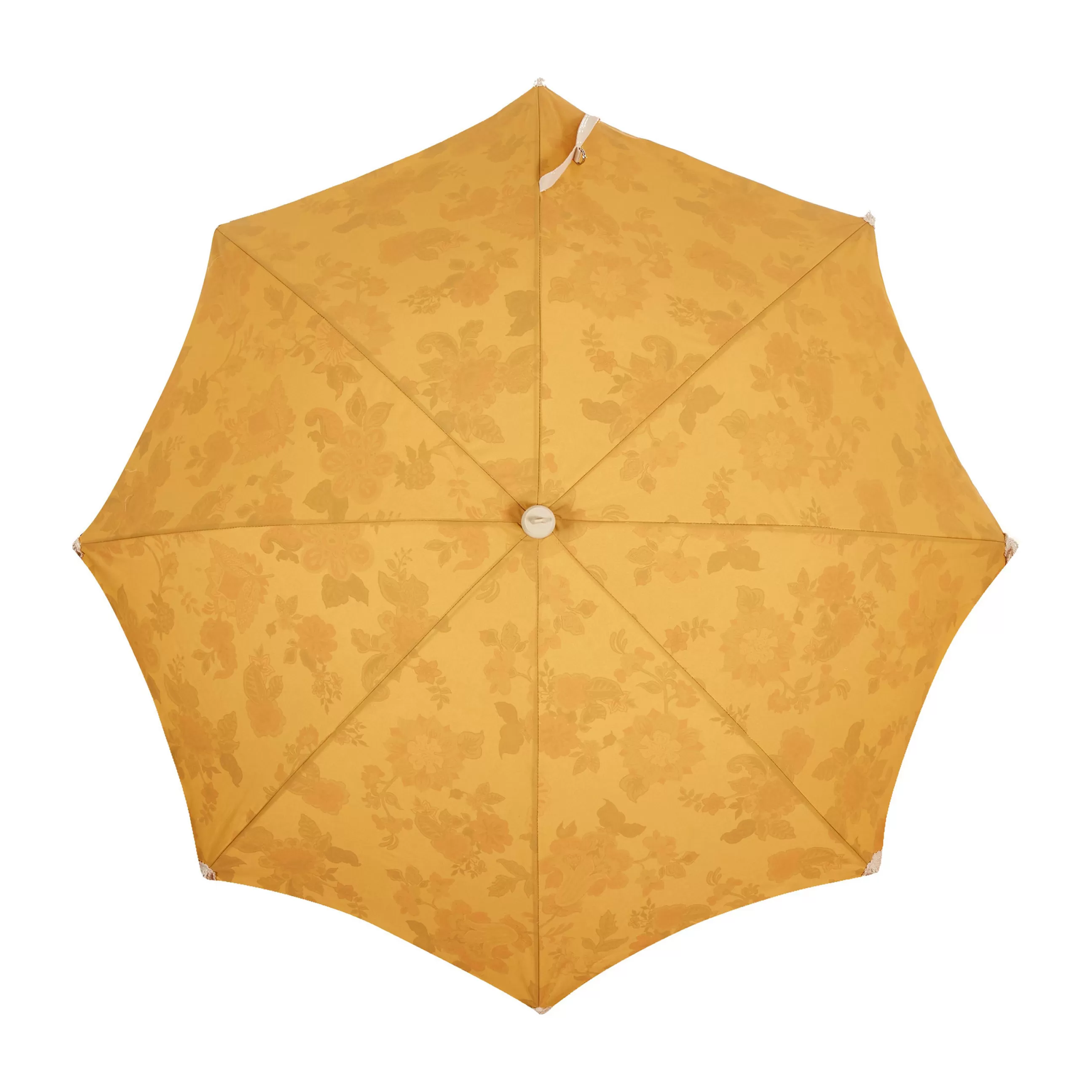 Parasols>BUSINESS & PLEASURE Parasol The Premium Beach Tissu Bois Jaune / O 180 Cm - Inclinable - Bois Naturel - Jaune
