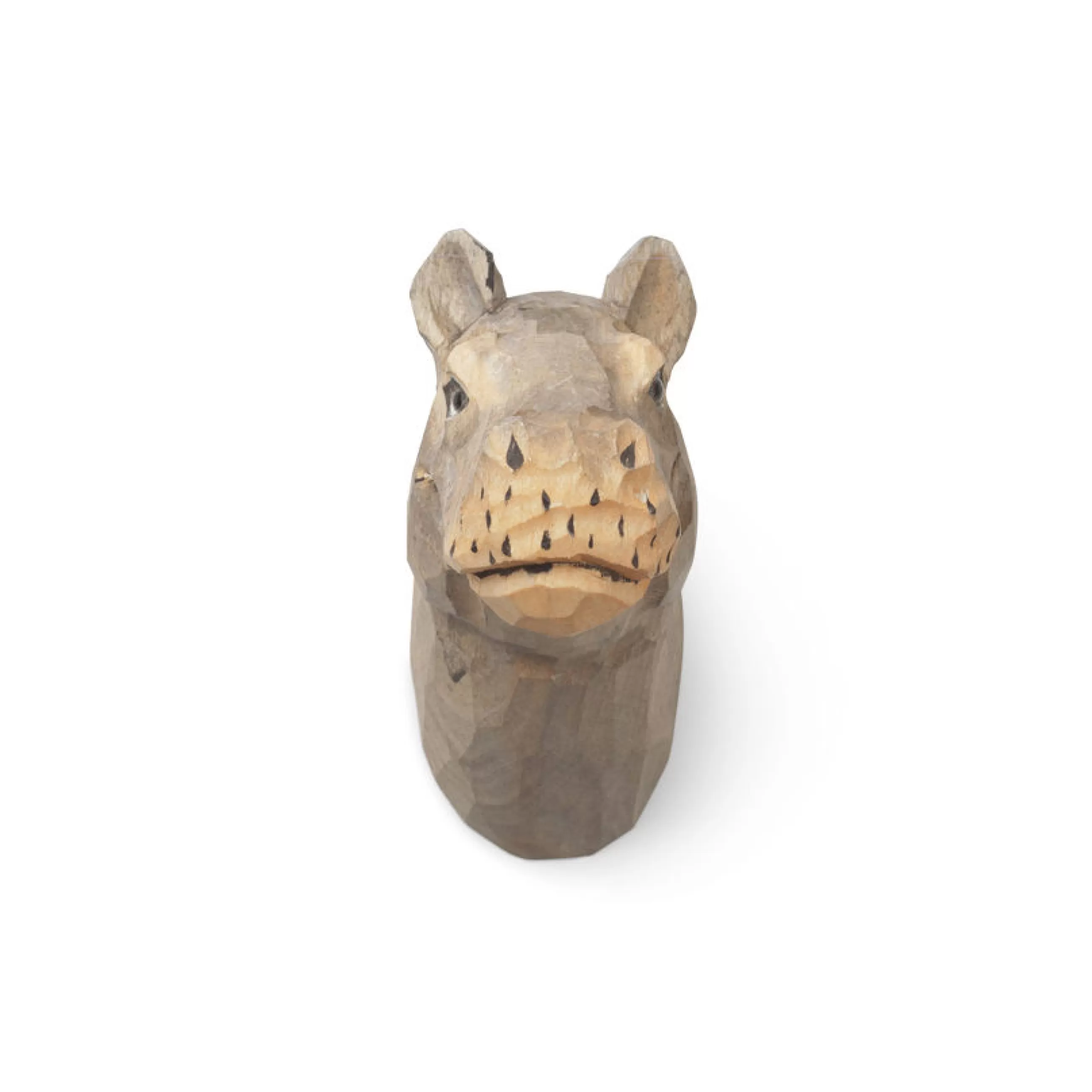 Portemanteaux Patères Portants>Ferm Living Patere Animal Bois / Hippo - Sculpte Main - Multicolore