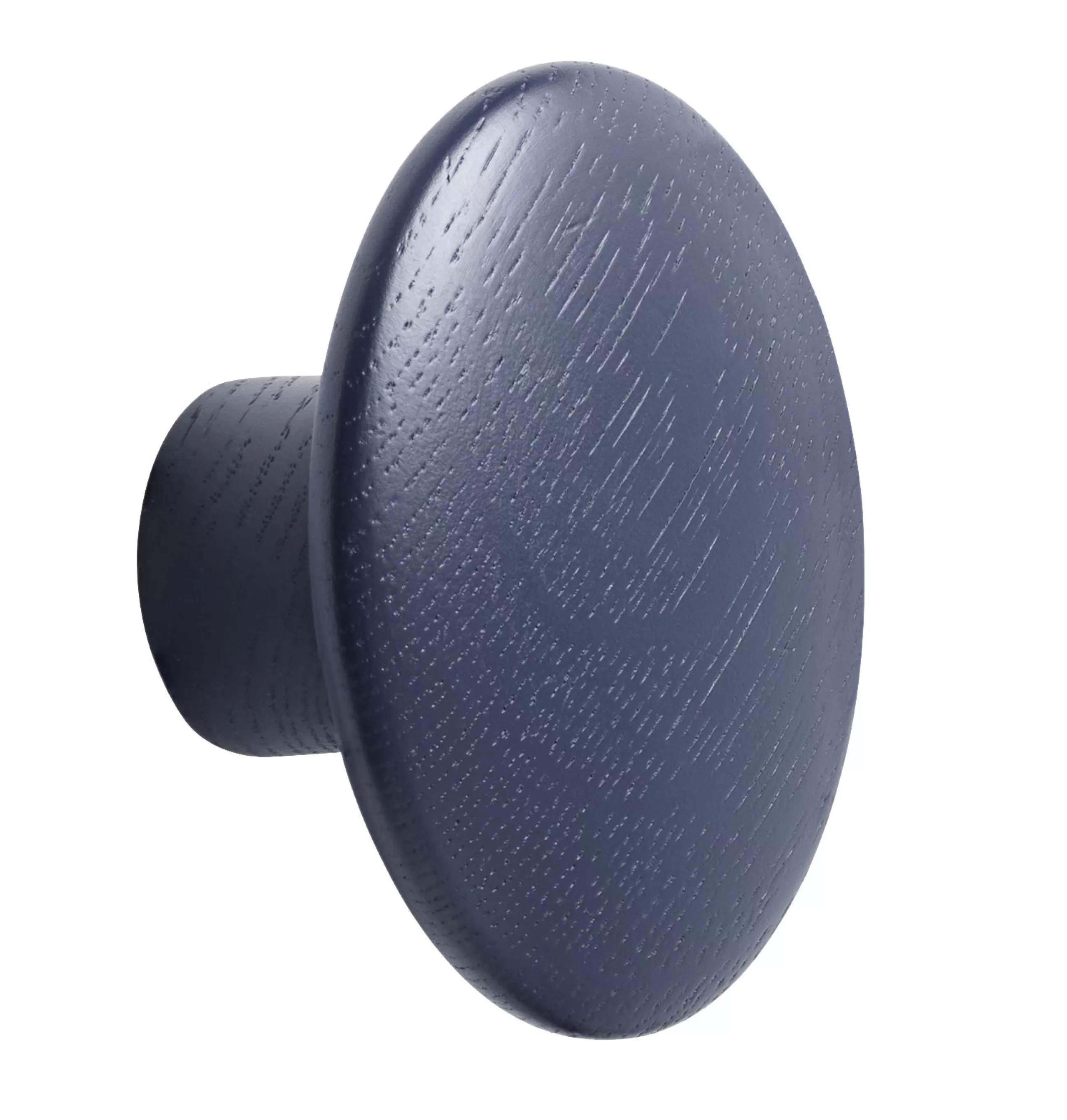 Portemanteaux Patères Portants>Muuto Patere The Dots Wood Bois Bleu / Small - O 9 Cm - Bleu Nuit