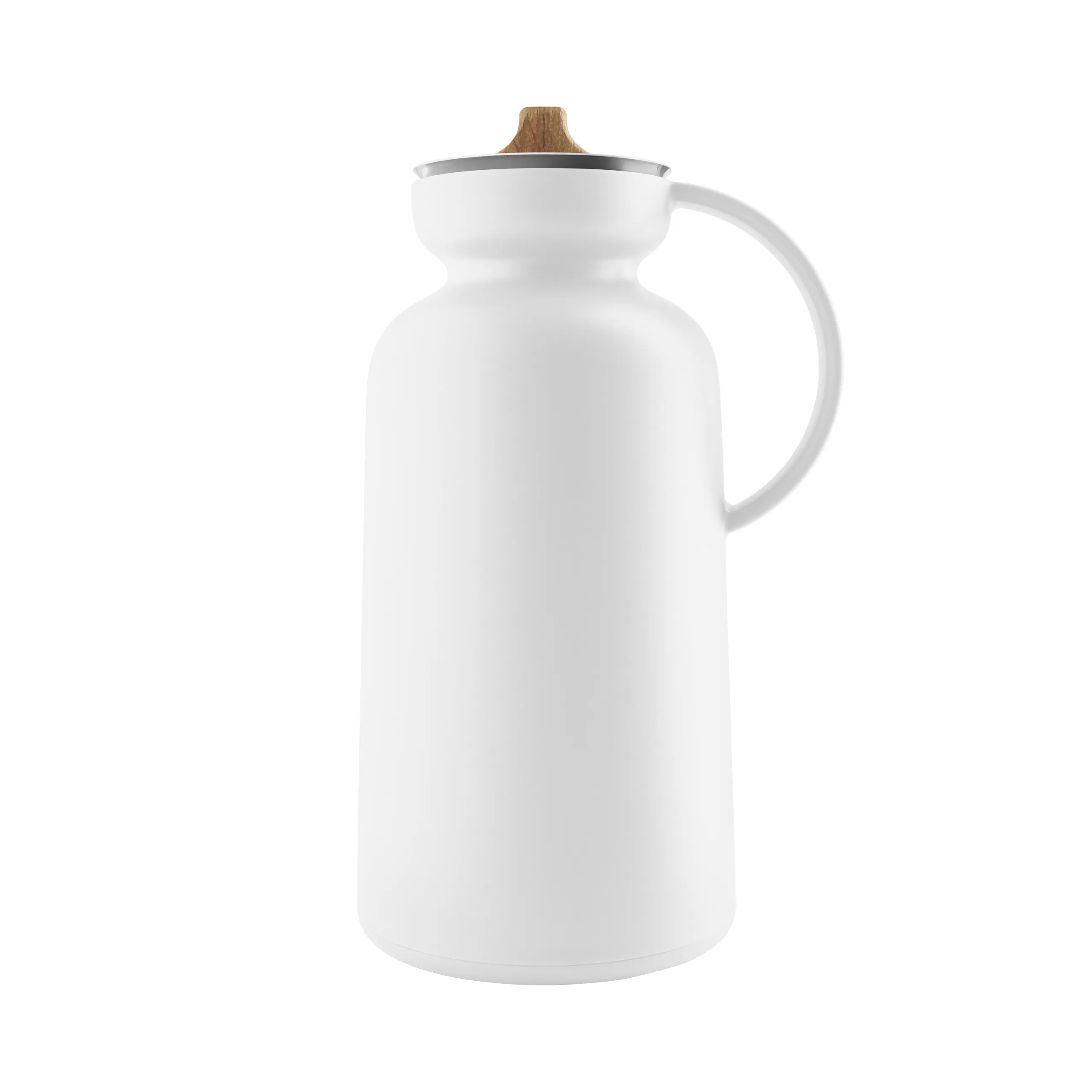 Carafes Et Décanteurs>Eva Solo Pichet Isotherme Silhouette Plastique/ 1 L - Bouchon Chene - Blanc