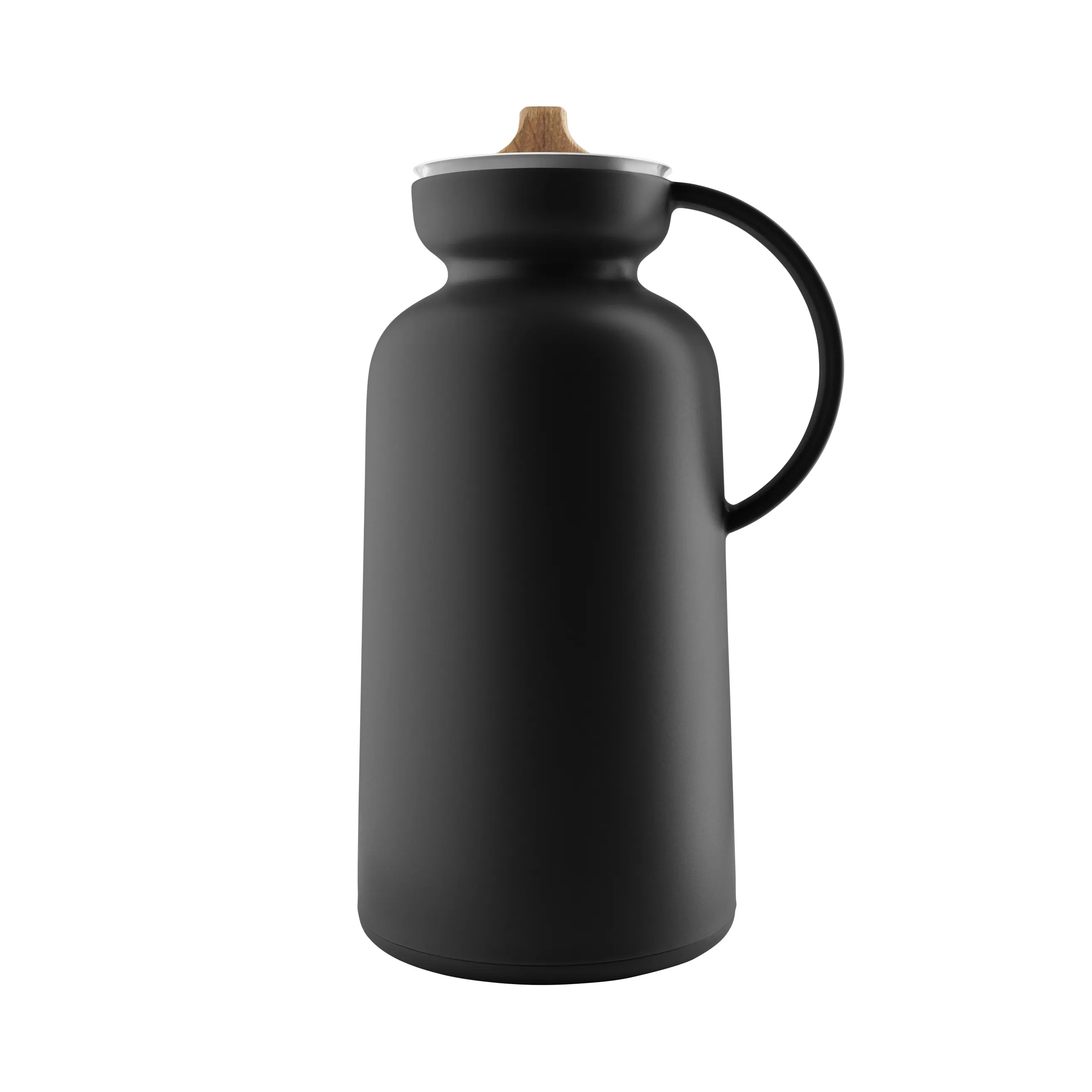 Carafes Et Décanteurs>Eva Solo Pichet Isotherme Silhouette Plastique/ 1 L - Bouchon Chene - Noir
