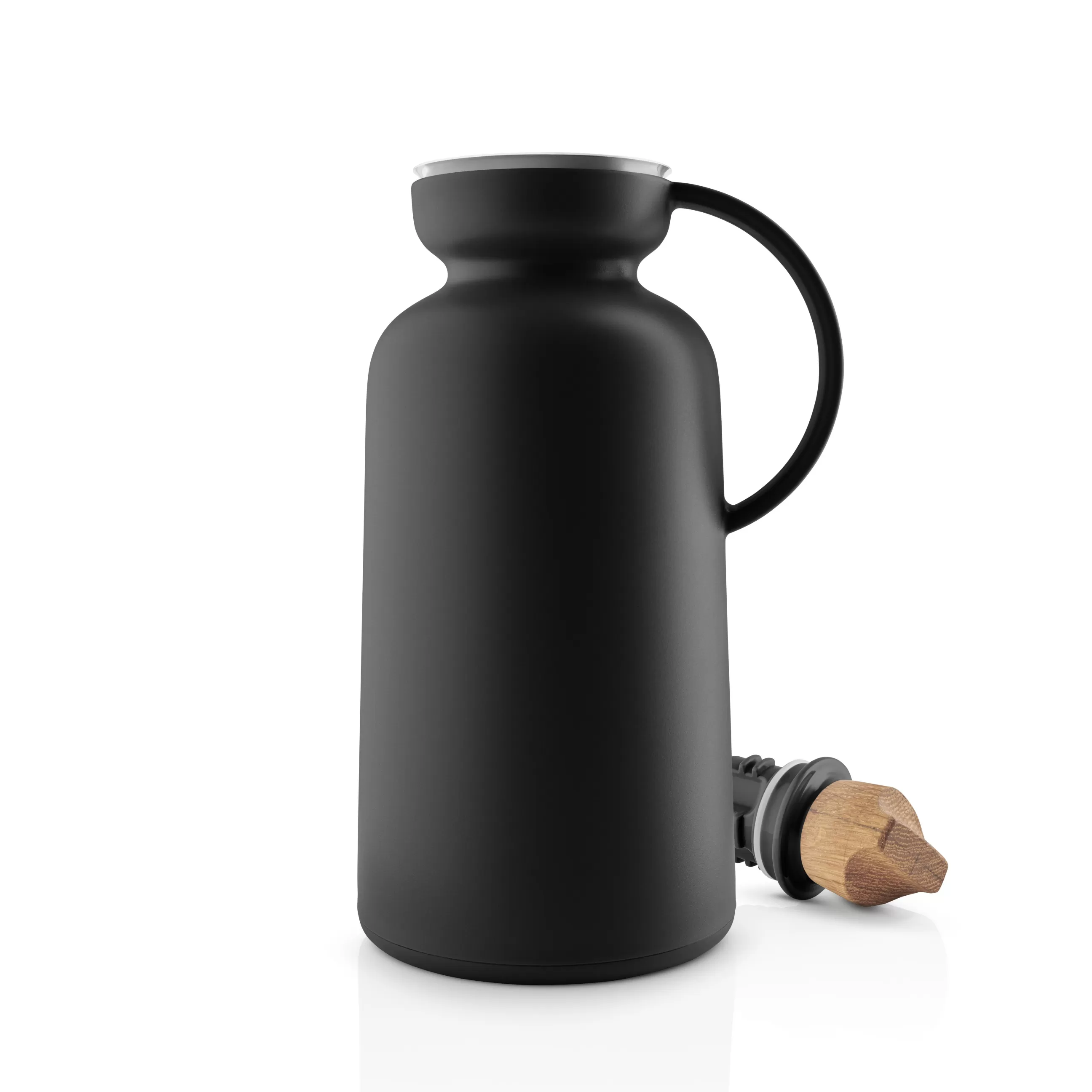 Carafes Et Décanteurs>Eva Solo Pichet Isotherme Silhouette Plastique/ 1 L - Bouchon Chene - Noir