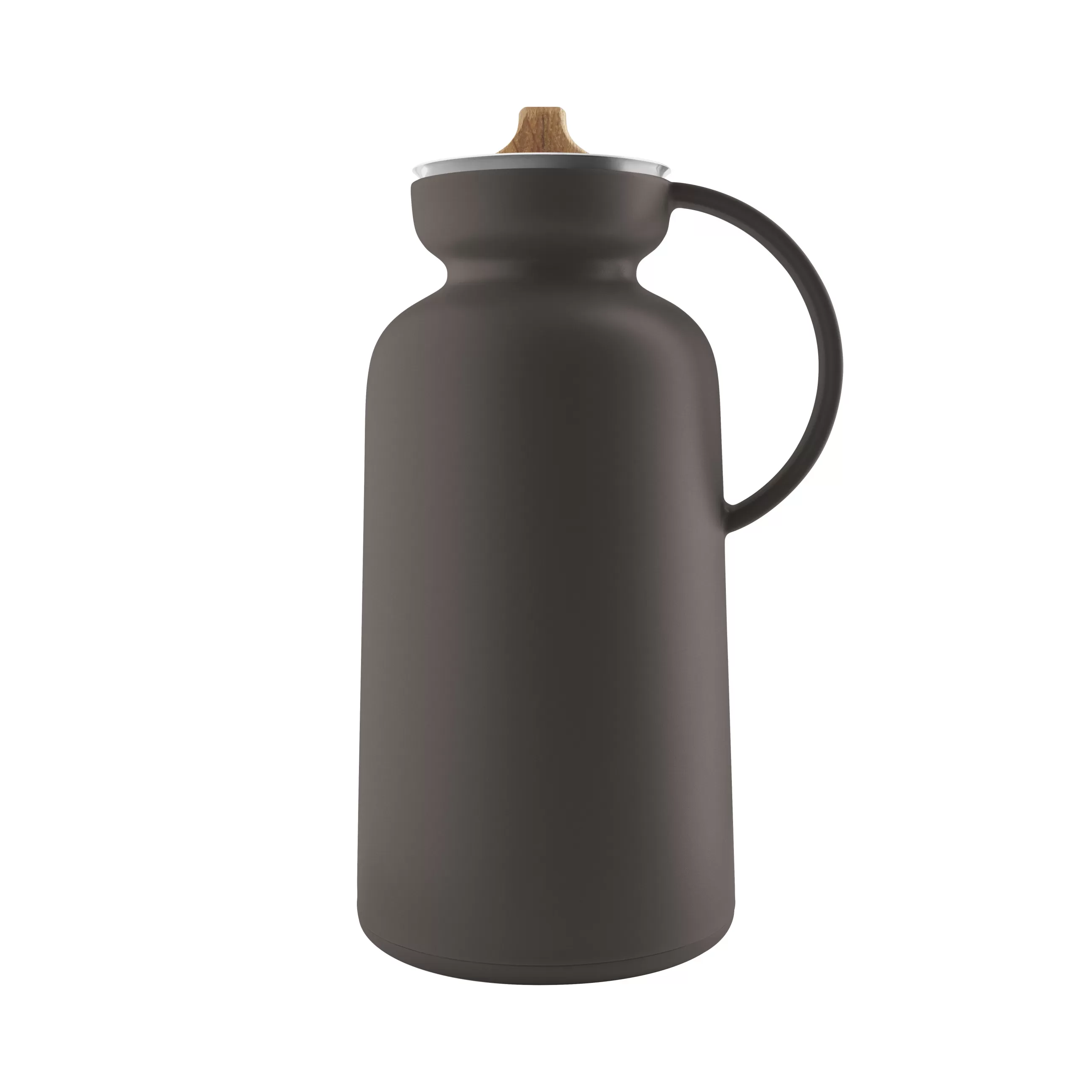 Gourdes Et Thermos>Eva Solo Pichet Isotherme Silhouette Plastique Marron / 1 L - Bouchon Chene - Chocolat