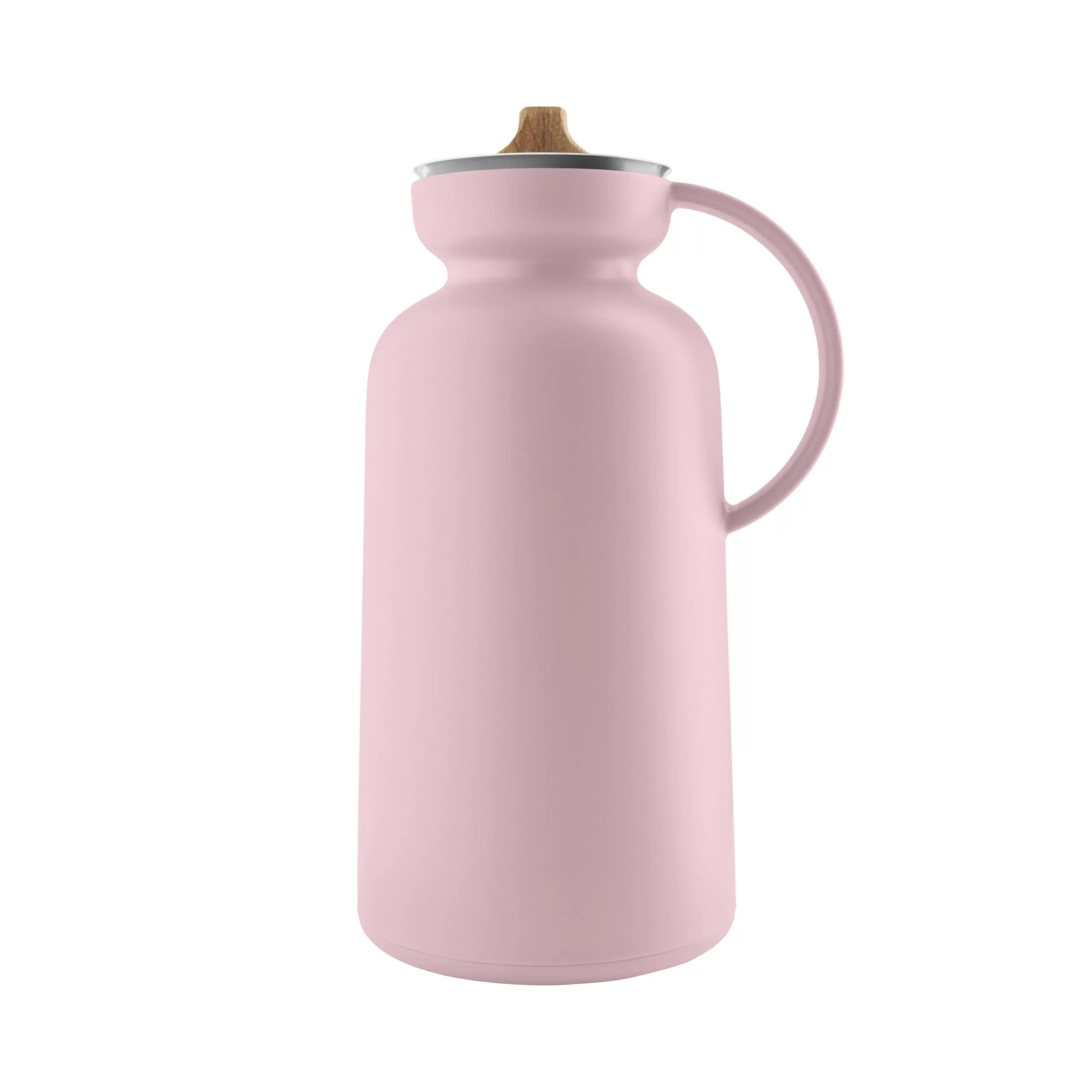 Carafes Et Décanteurs>Eva Solo Pichet Isotherme Silhouette Plastique Rose / 1 L - Bouchon Chene - Rose Quartz