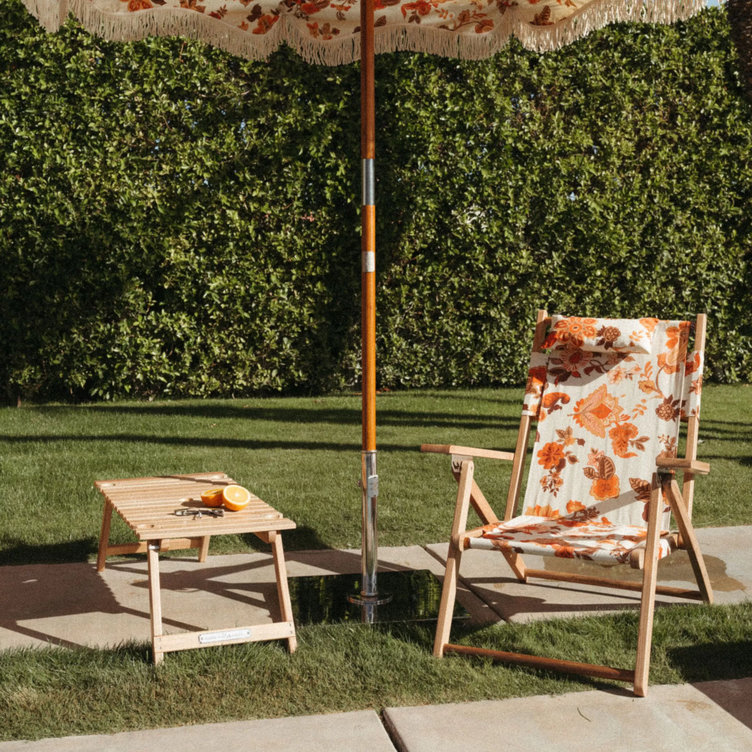 Parasols>BUSINESS & PLEASURE Pied De Parasol The Classic Gris Argent Metal / 16 Kg - Pour Mat De 2,5 A 3,8 Cm - Acier Inoxydable